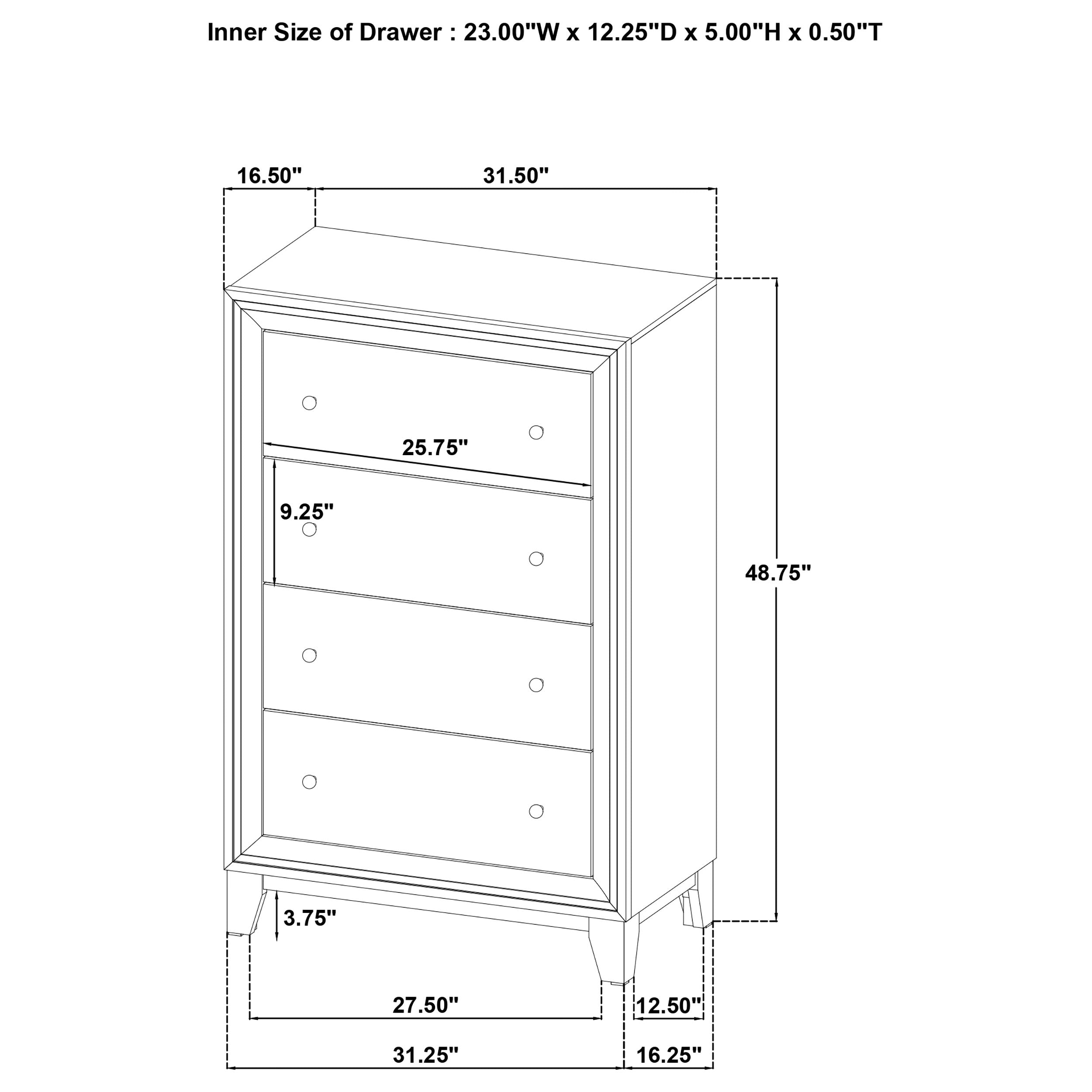 Welsley Chest of Drawers - Ideal Furniture (Fresno,CA)