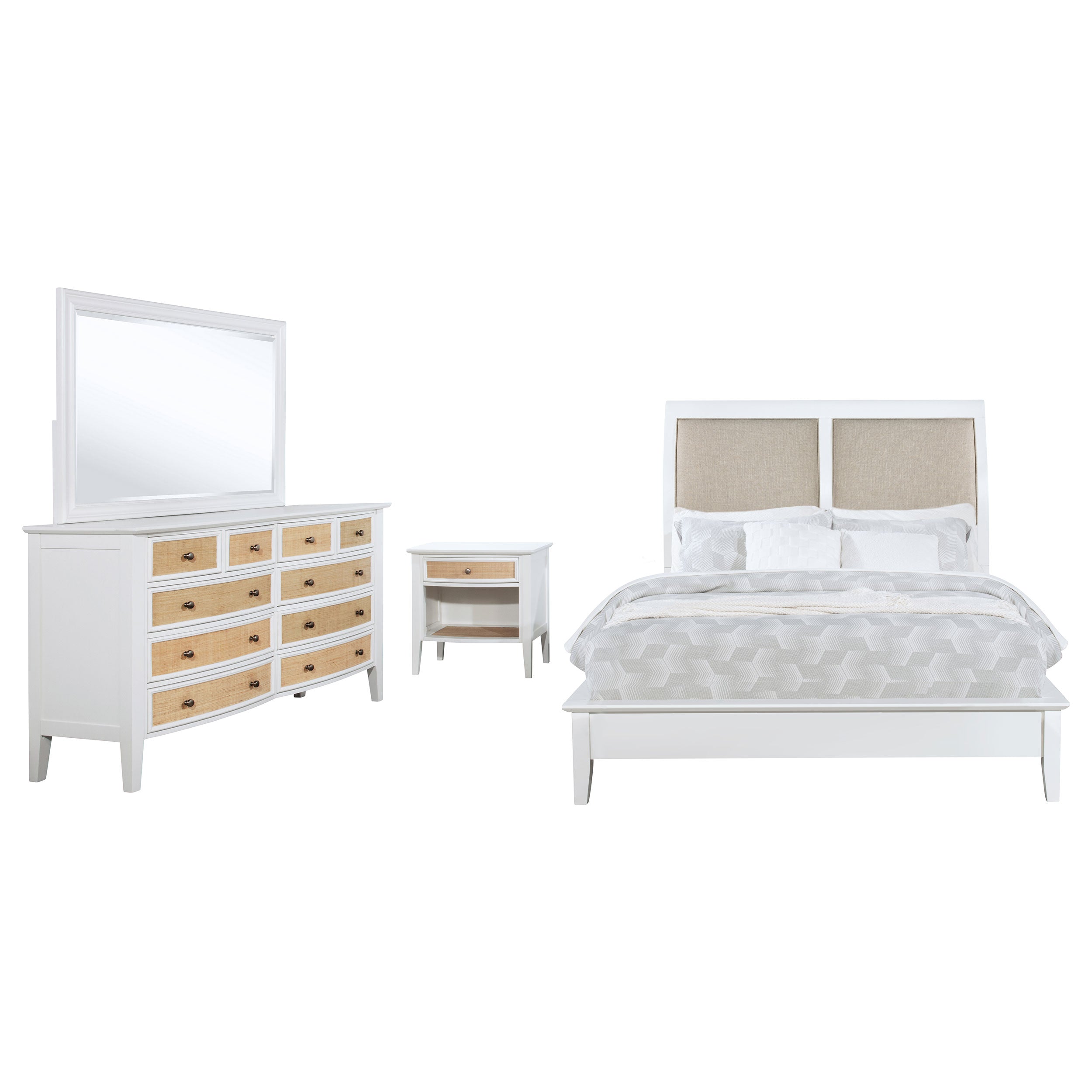 Bexhill 4 & 5 Piece Bedroom Set King, Cal.King, & Queen - Ideal Furniture (Fresno,CA)