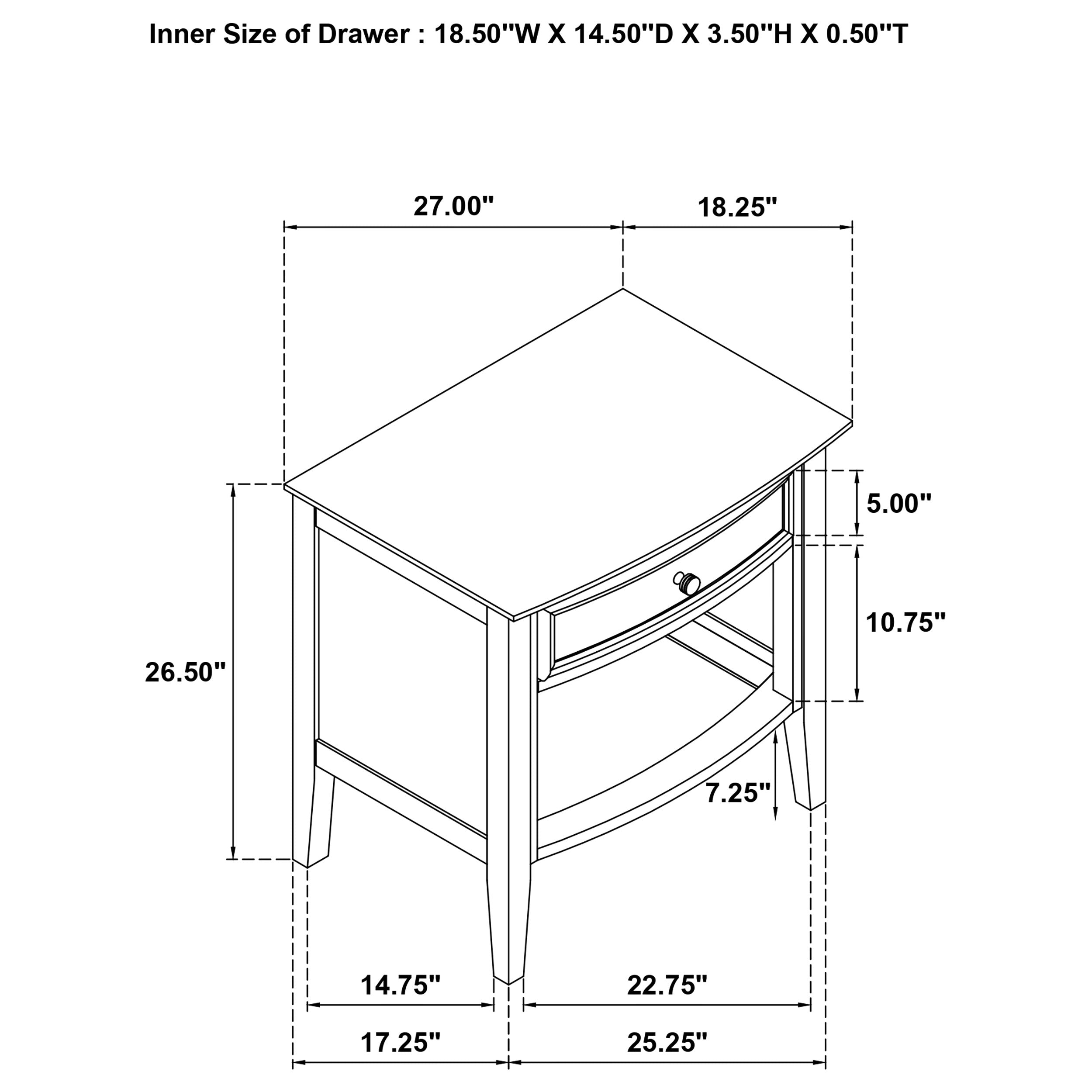Bexhill Nightstand - Ideal Furniture (Fresno,CA)