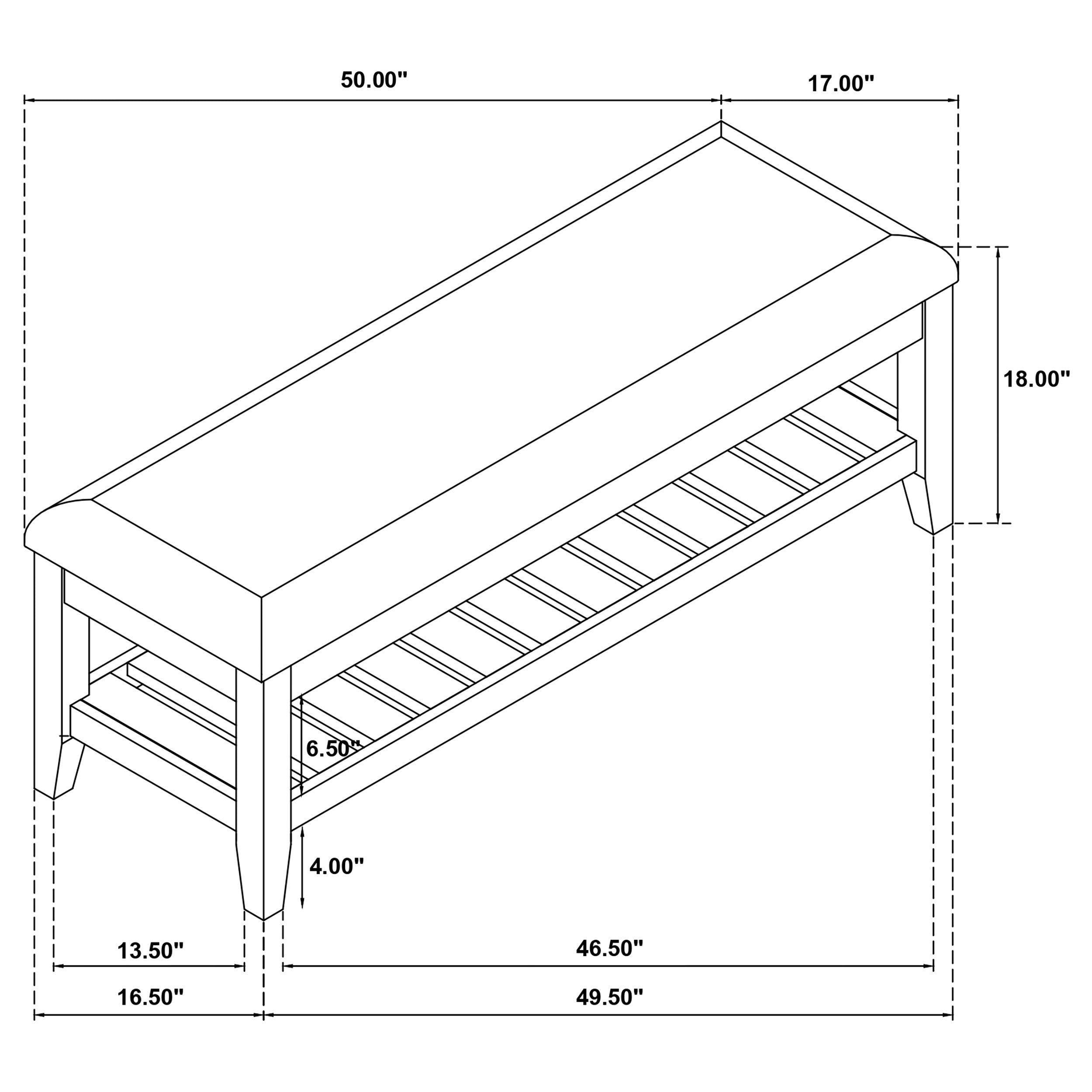 Bexhill Bedroom Bench - Ideal Furniture (Fresno,CA)