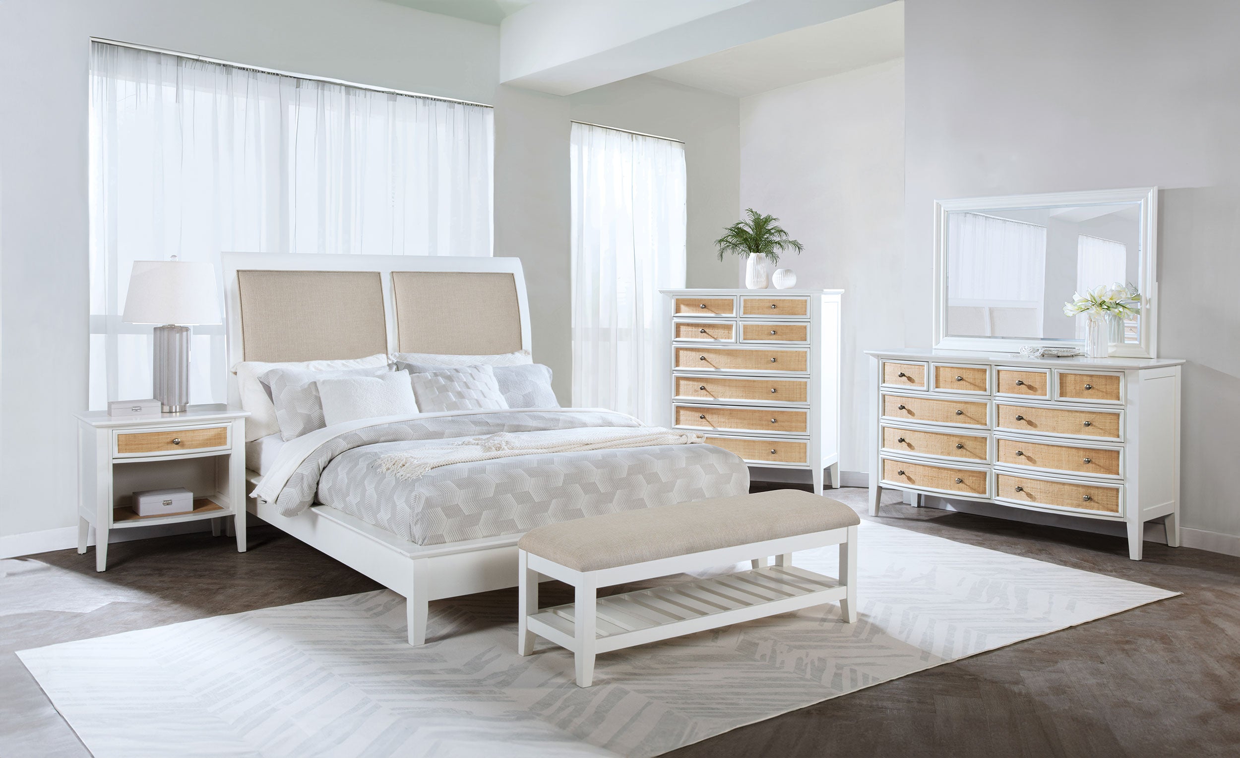 Bexhill Bedroom Bench - Ideal Furniture (Fresno,CA)