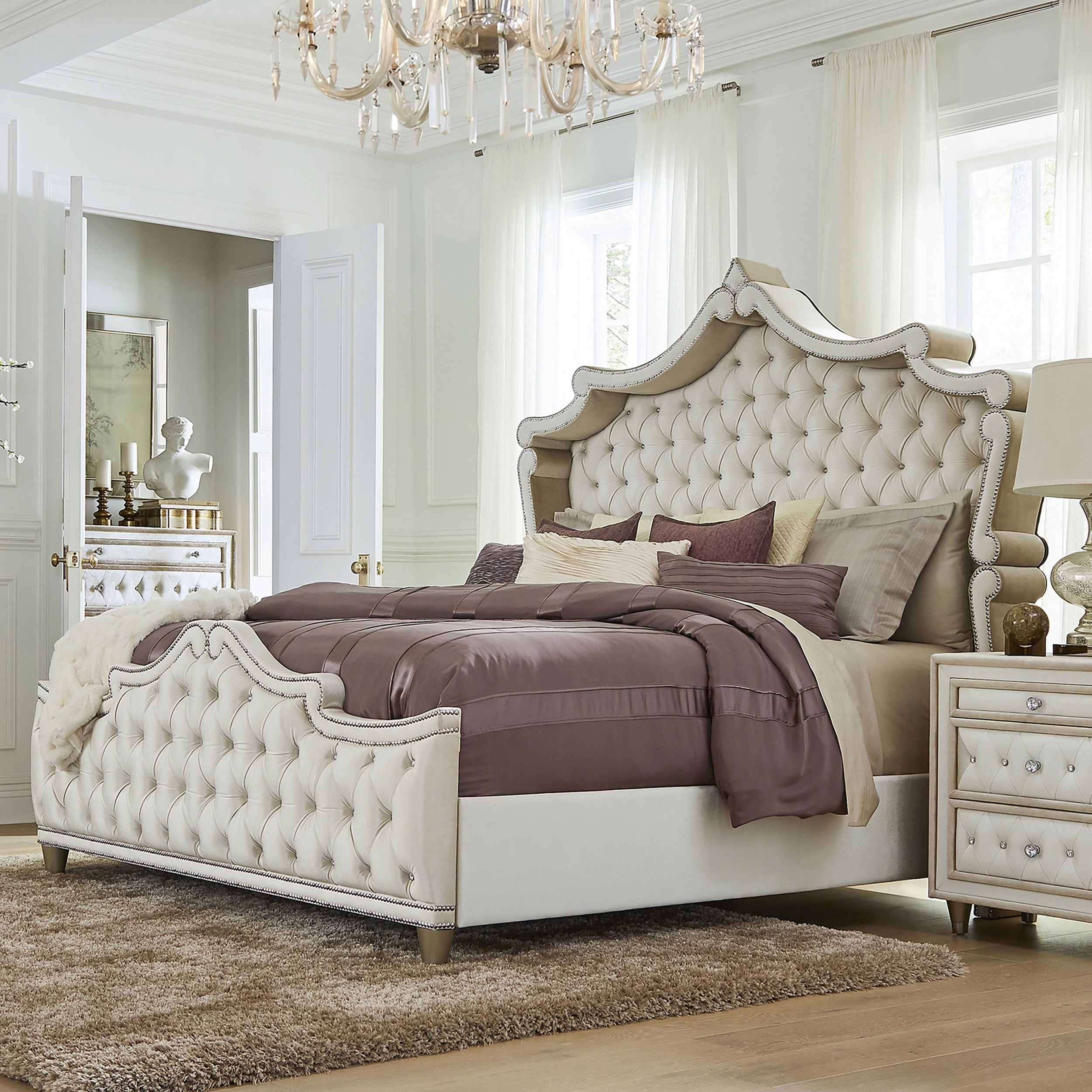 Antonella Panel Bed - Ideal Furniture (Fresno,CA)