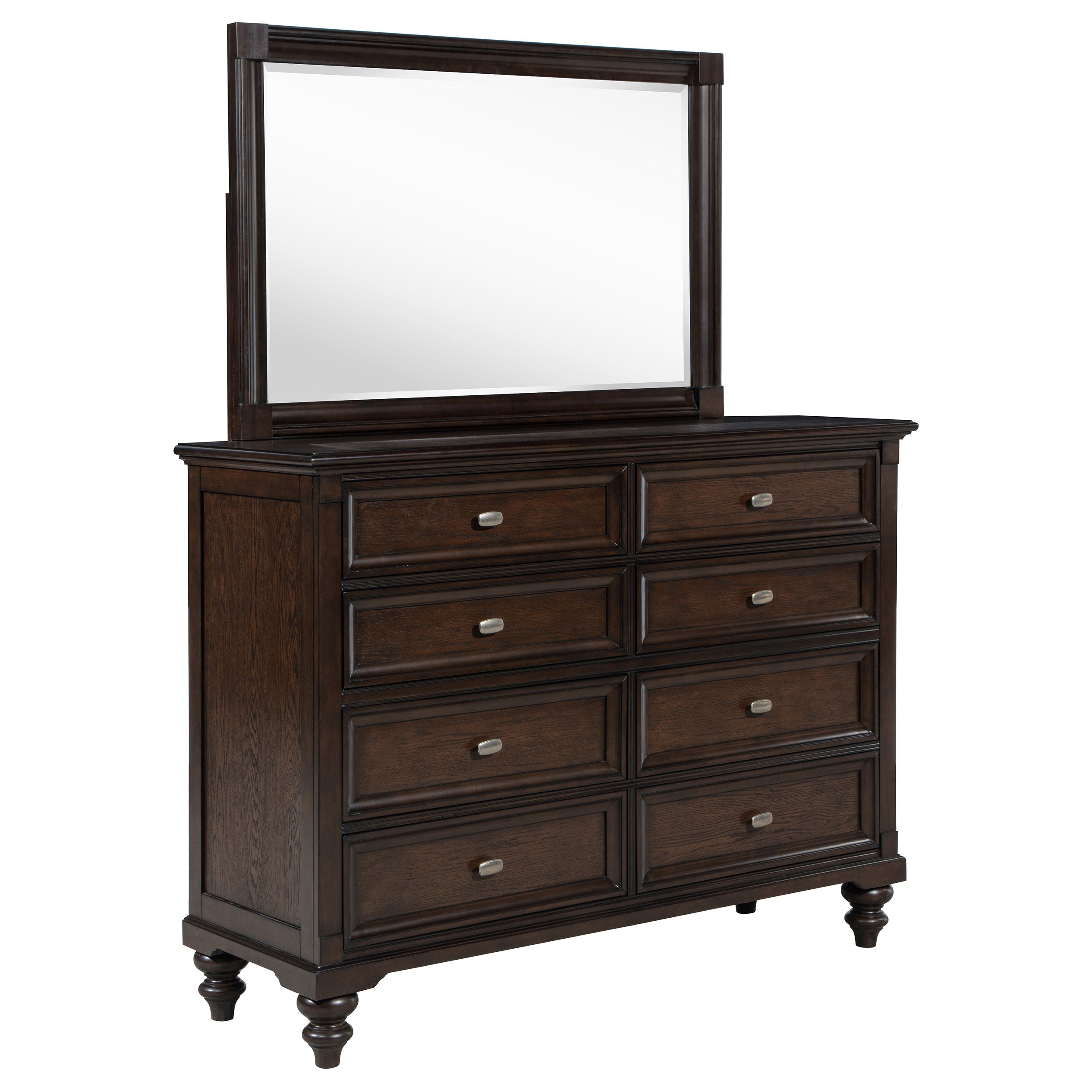Andover Dresser with Mirror - Ideal Furniture (Fresno,CA)