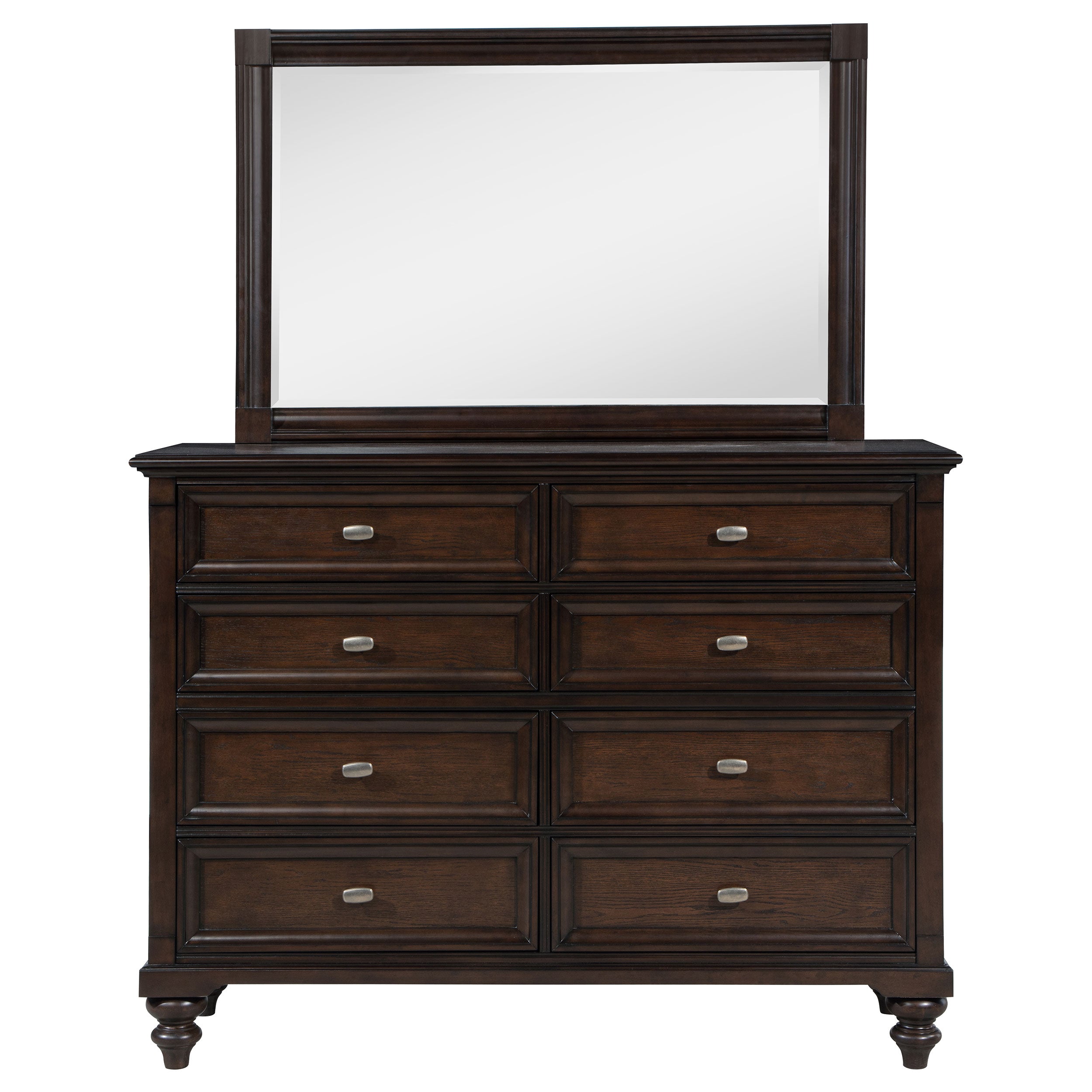 Andover Dresser with Mirror - Ideal Furniture (Fresno,CA)