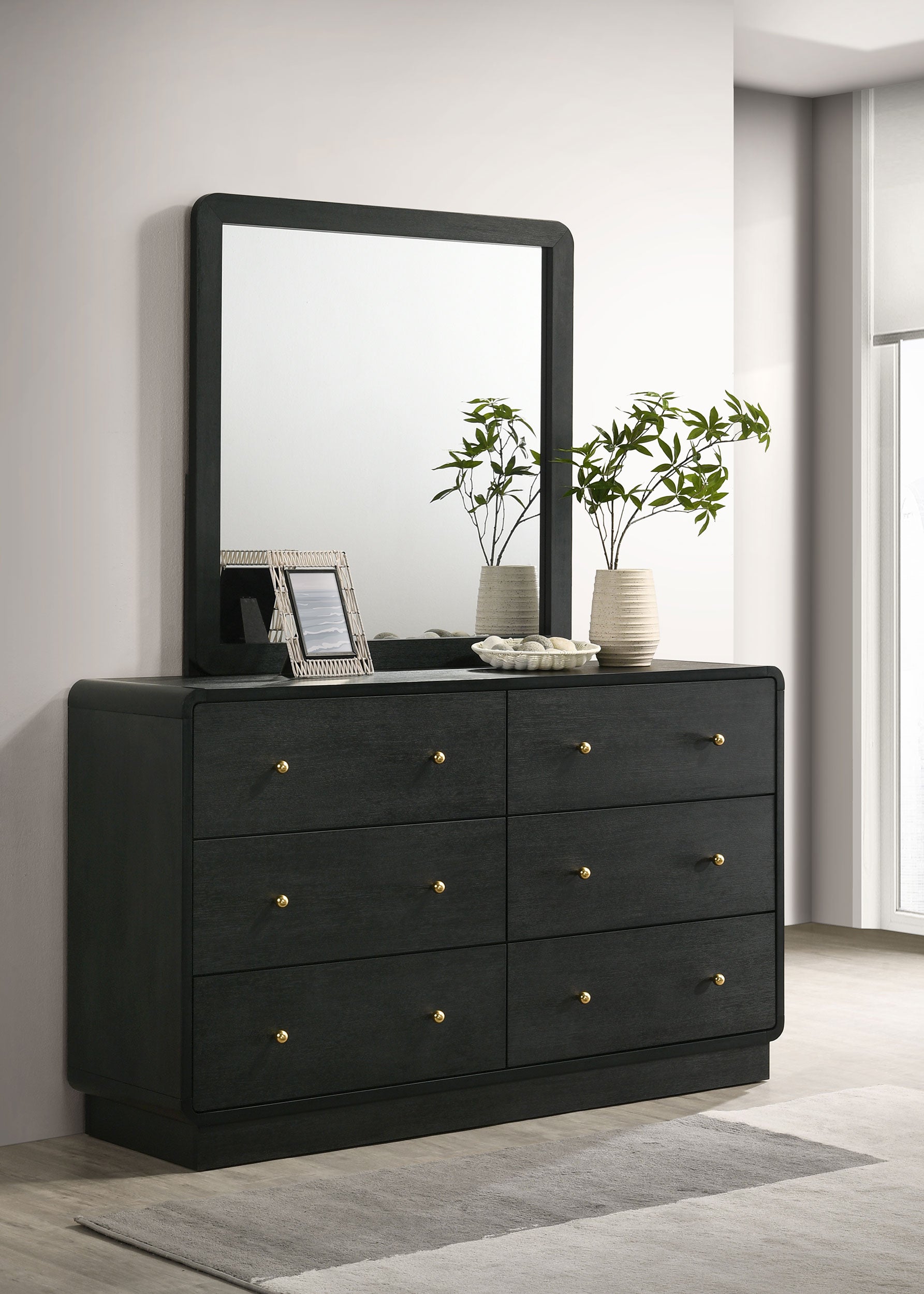 Cavelle Dresser with Mirror - Ideal Furniture (Fresno,CA)