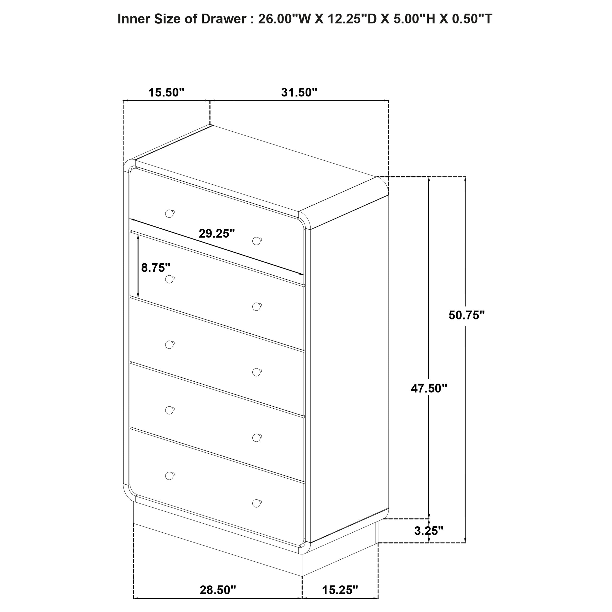 Cavelle Chest of Drawers - Ideal Furniture (Fresno,CA)
