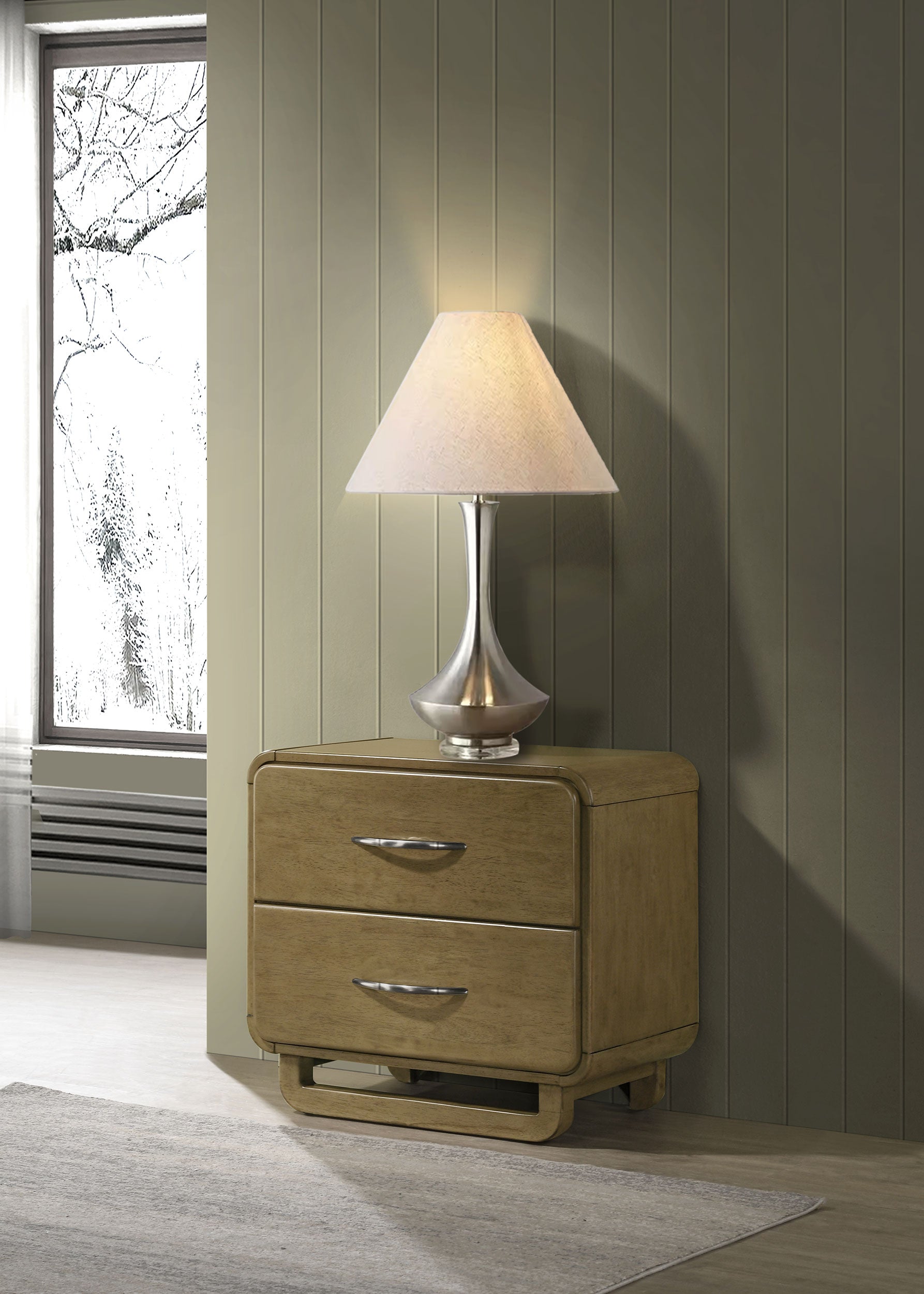 Amsbury Nightstand - Ideal Furniture (Fresno,CA)
