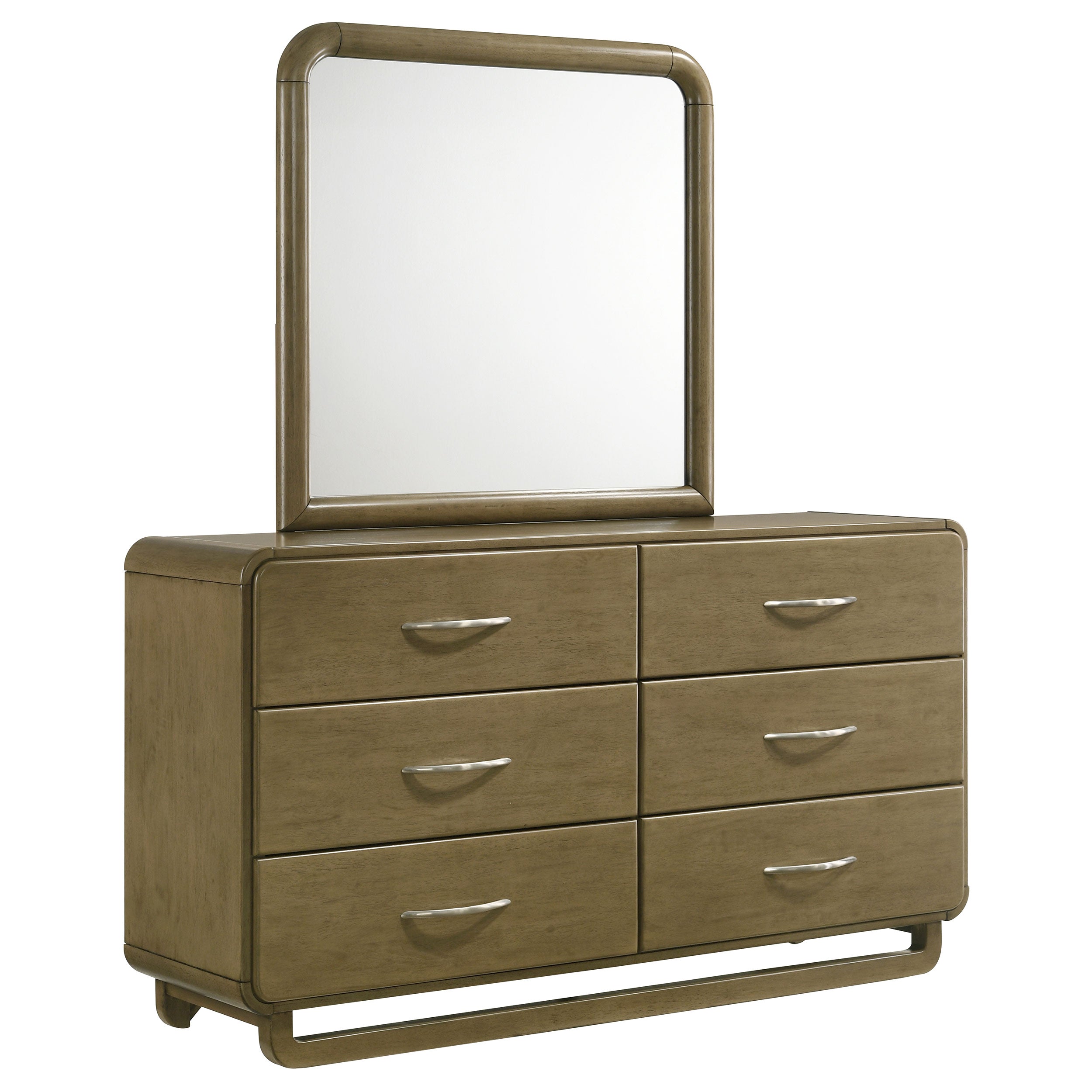 Amsbury Dresser with Mirror - Ideal Furniture (Fresno,CA)