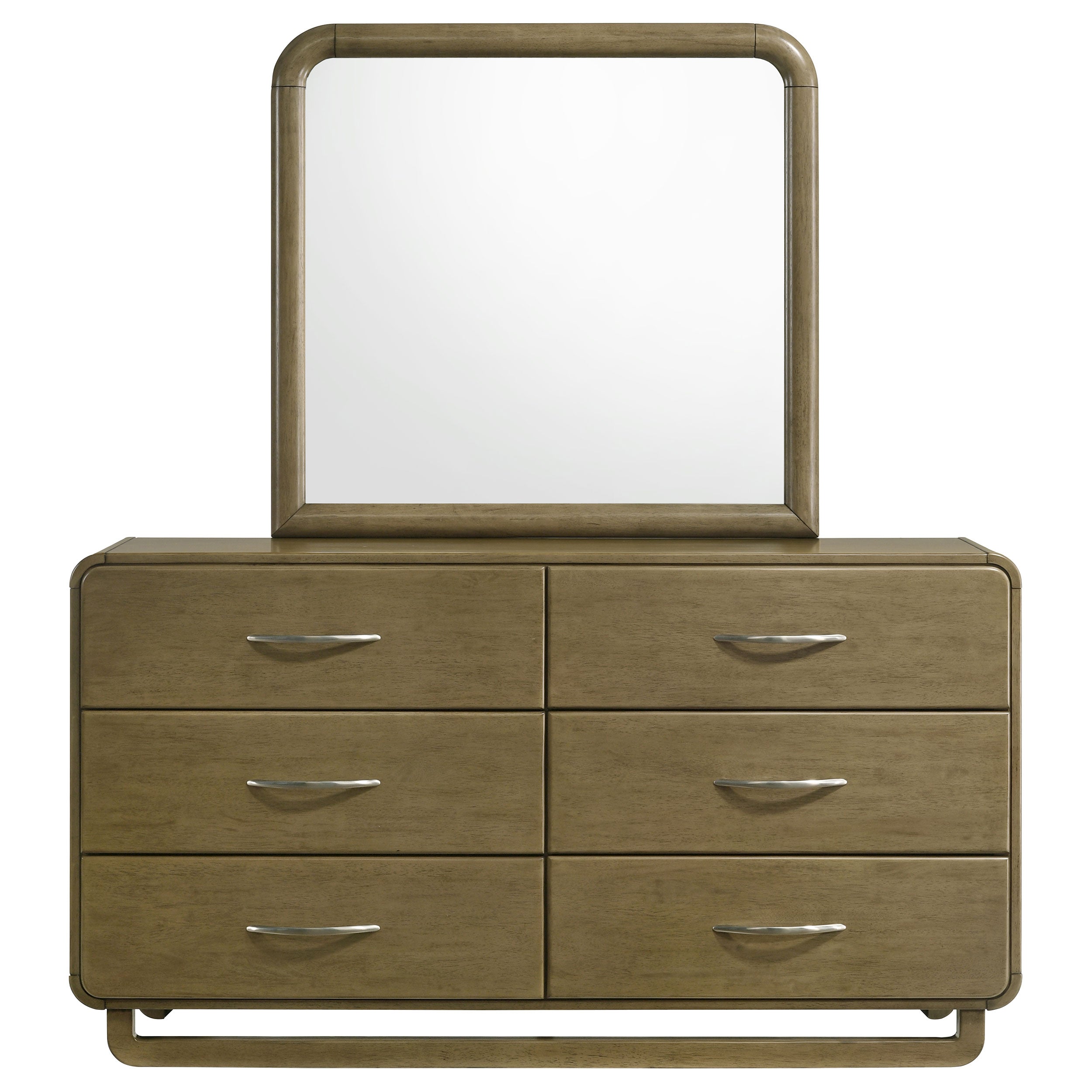Amsbury Dresser with Mirror - Ideal Furniture (Fresno,CA)