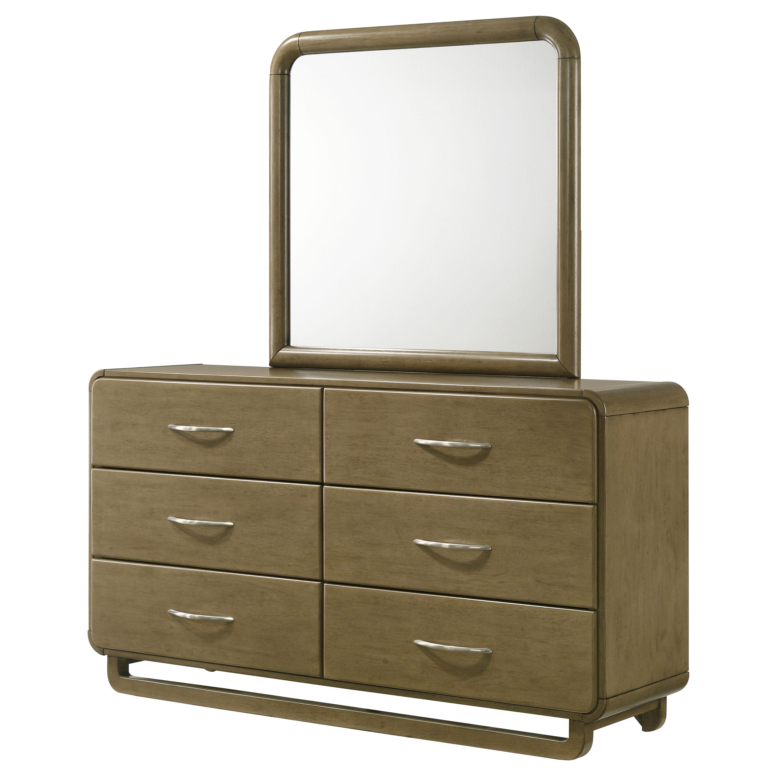 Amsbury Dresser with Mirror - Ideal Furniture (Fresno,CA)