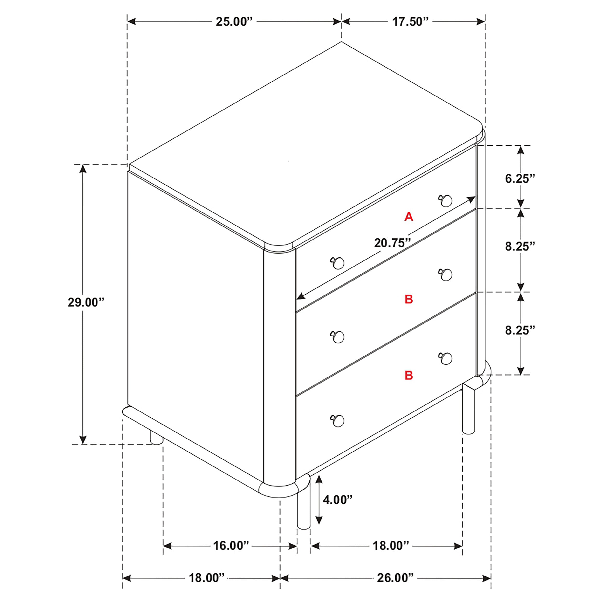 Arini Nightstand - Ideal Furniture (Fresno,CA)