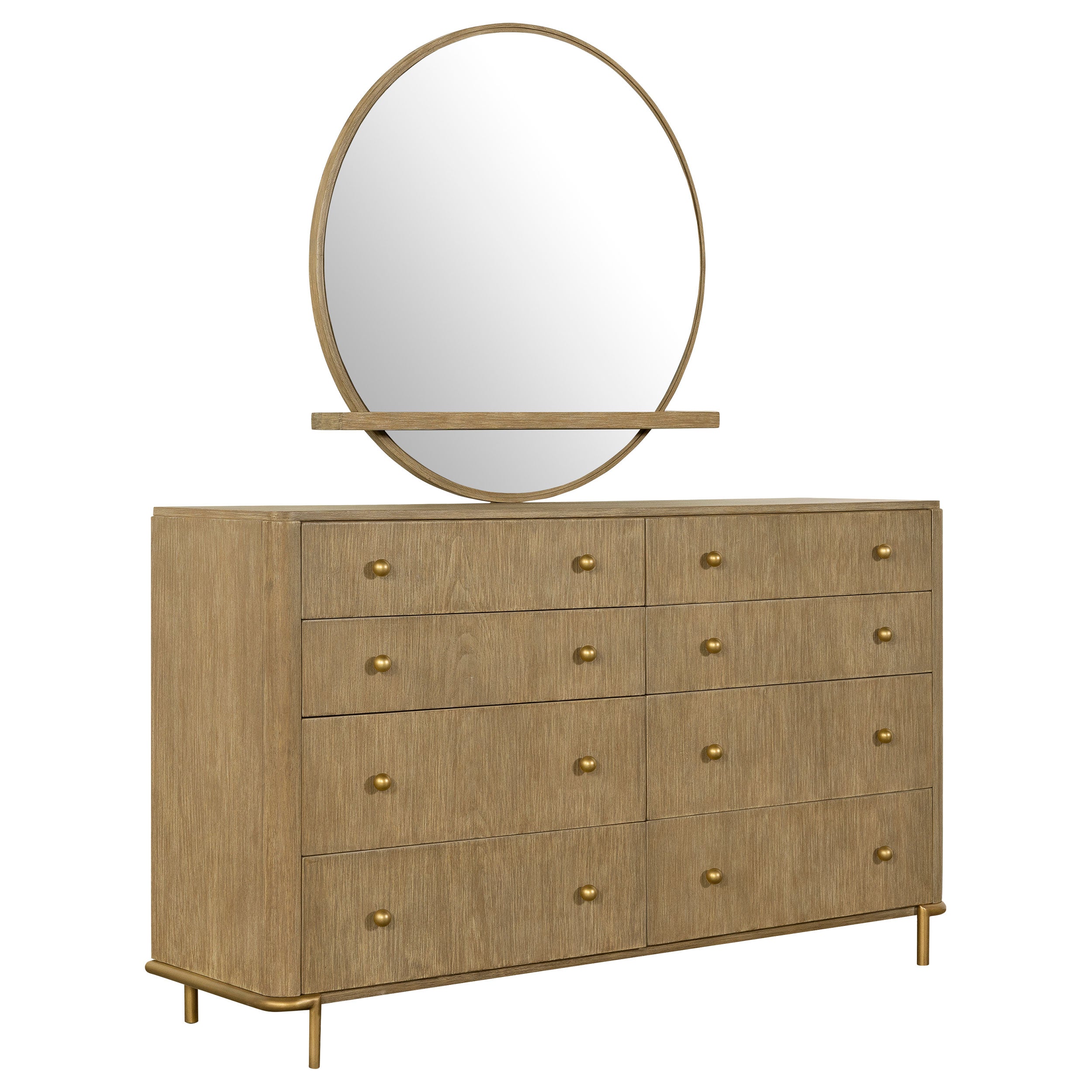 Arini Dresser with Mirror - Ideal Furniture (Fresno,CA)