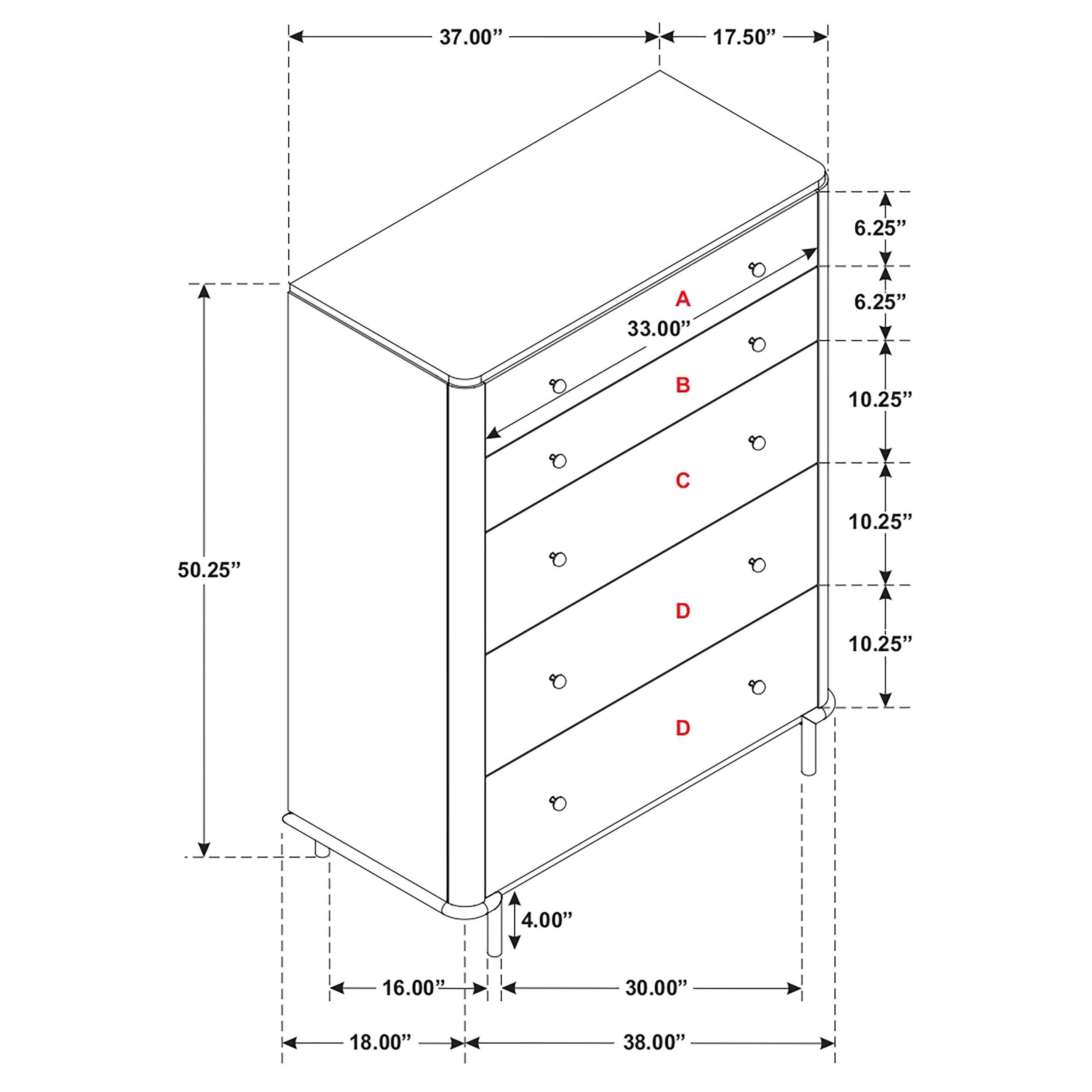Arini Chest of Drawers - Ideal Furniture (Fresno,CA)