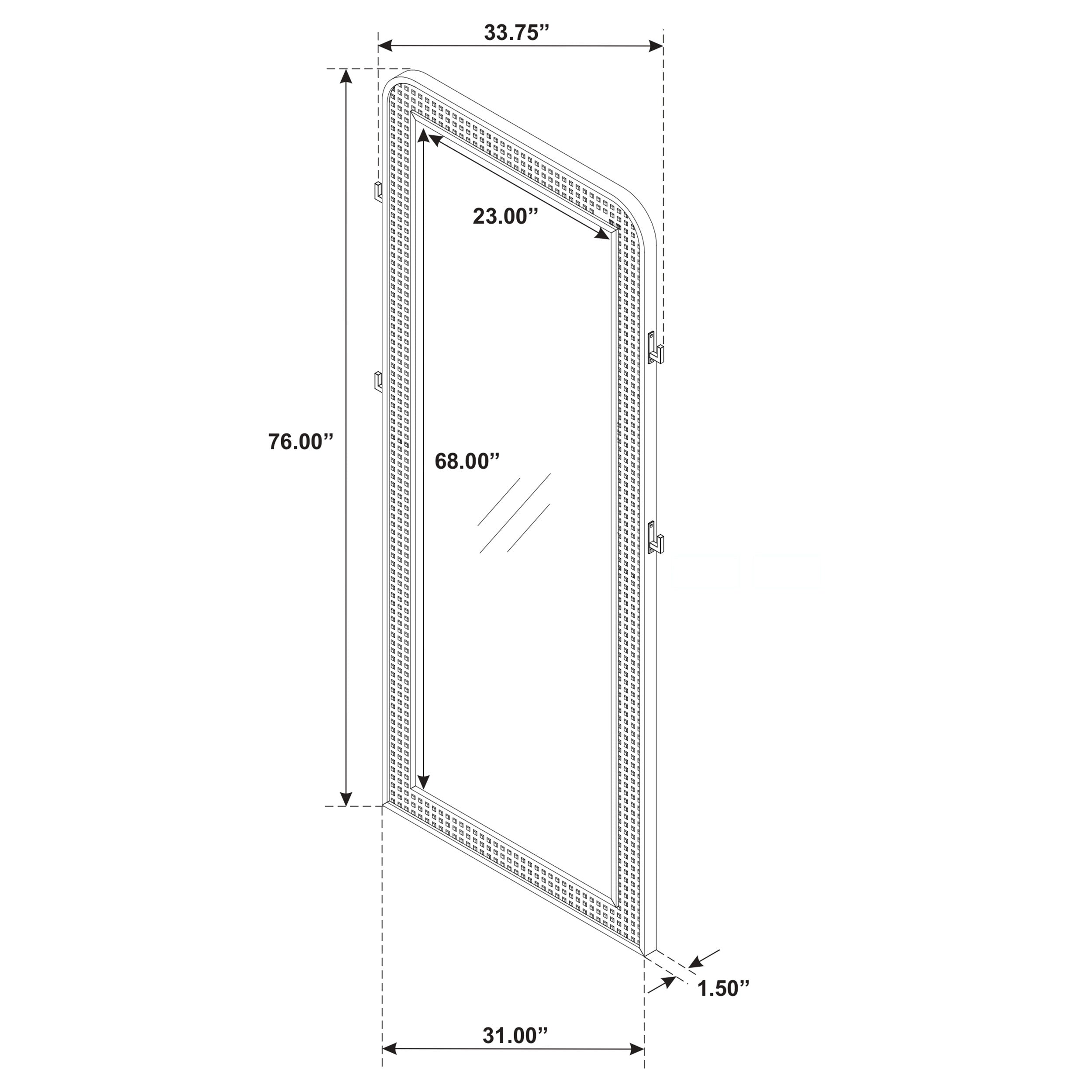 Arini Floor Mirror - Ideal Furniture (Fresno,CA)