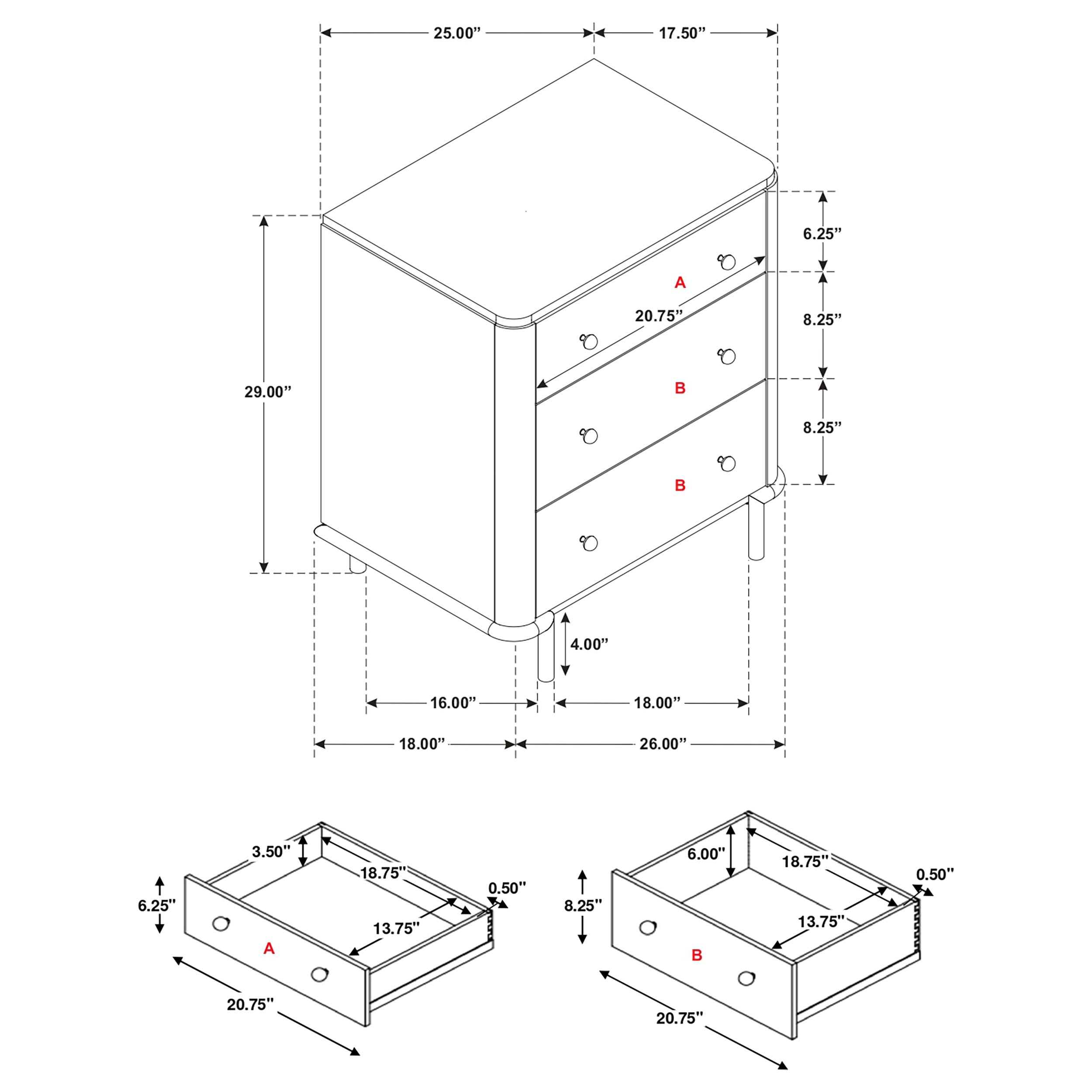 Arini Nightstand - Ideal Furniture (Fresno,CA)