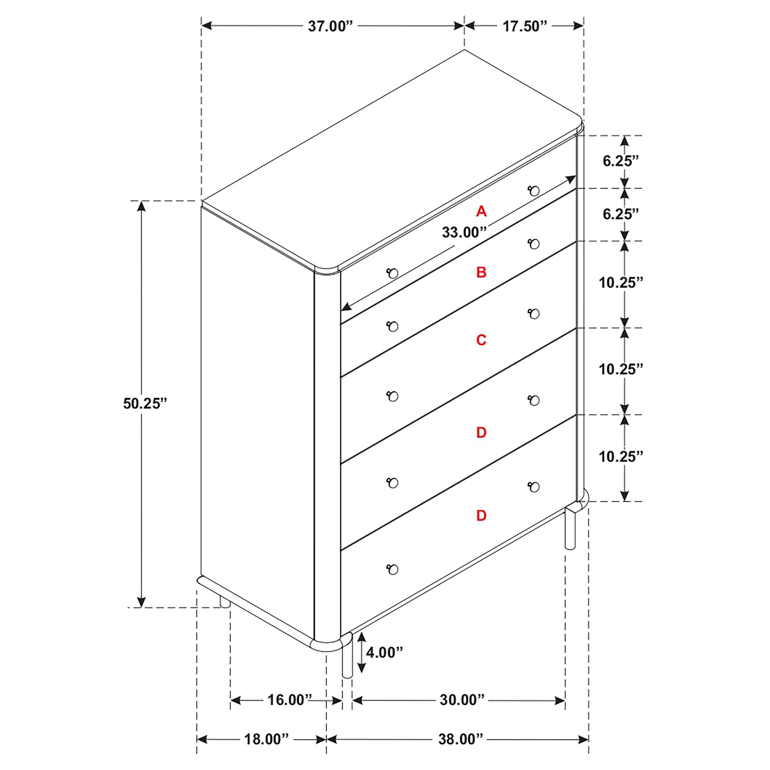 Arini Chest of Drawers - Ideal Furniture (Fresno,CA)