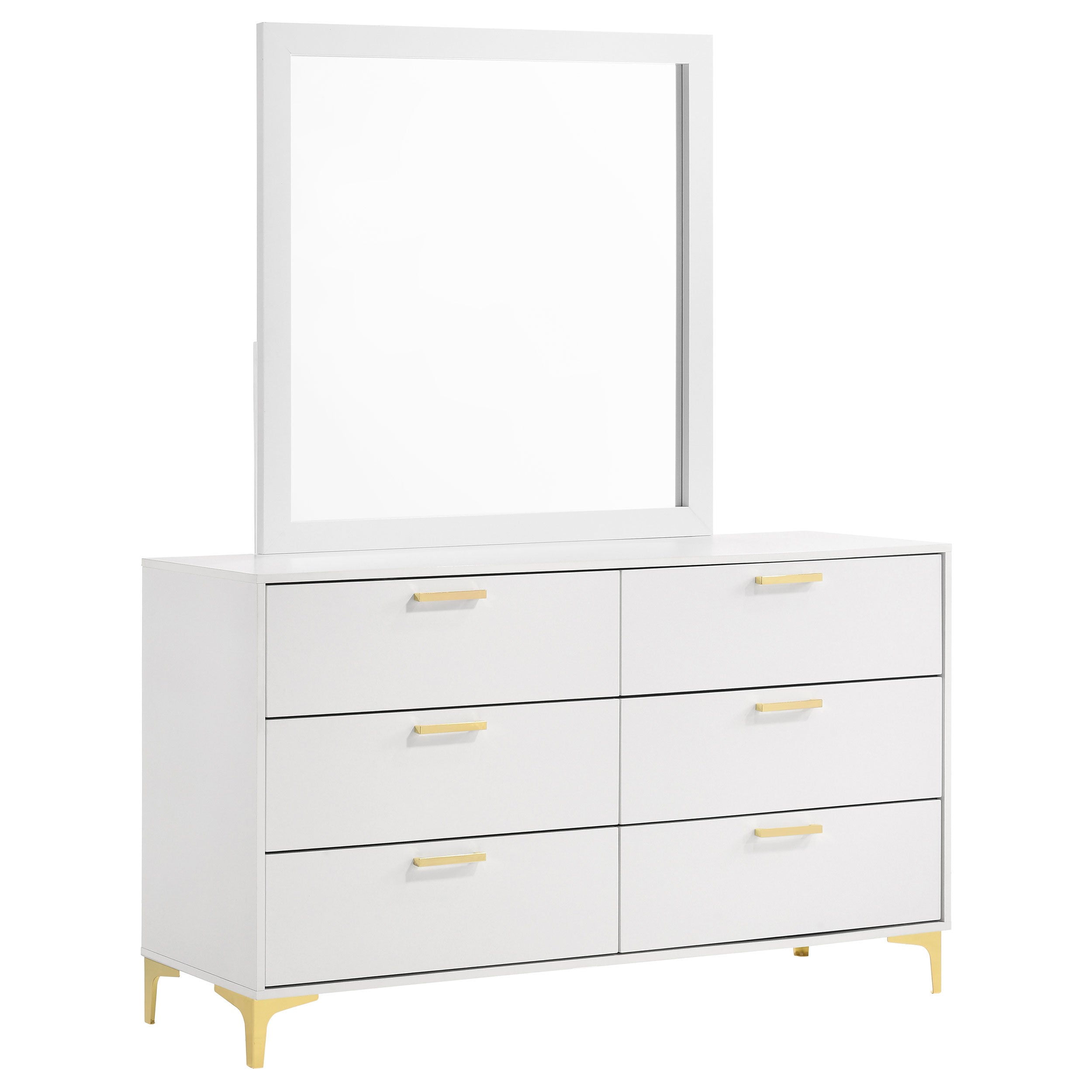 Kendall Dresser with Mirror - Ideal Furniture (Fresno,CA)