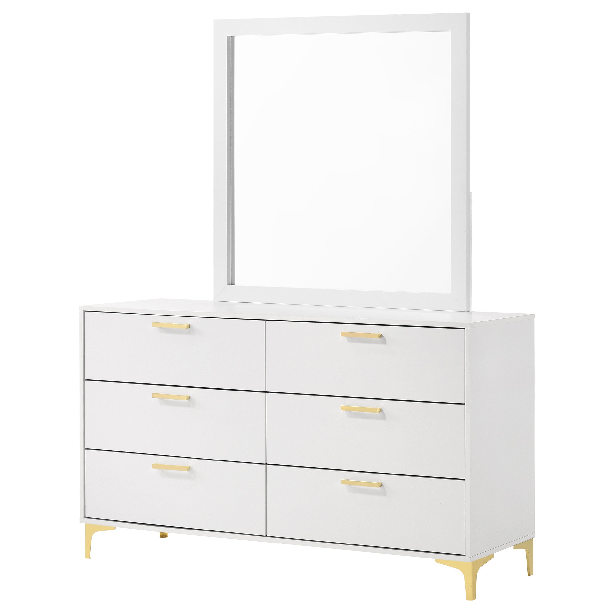 Kendall Dresser with Mirror - Ideal Furniture (Fresno,CA)