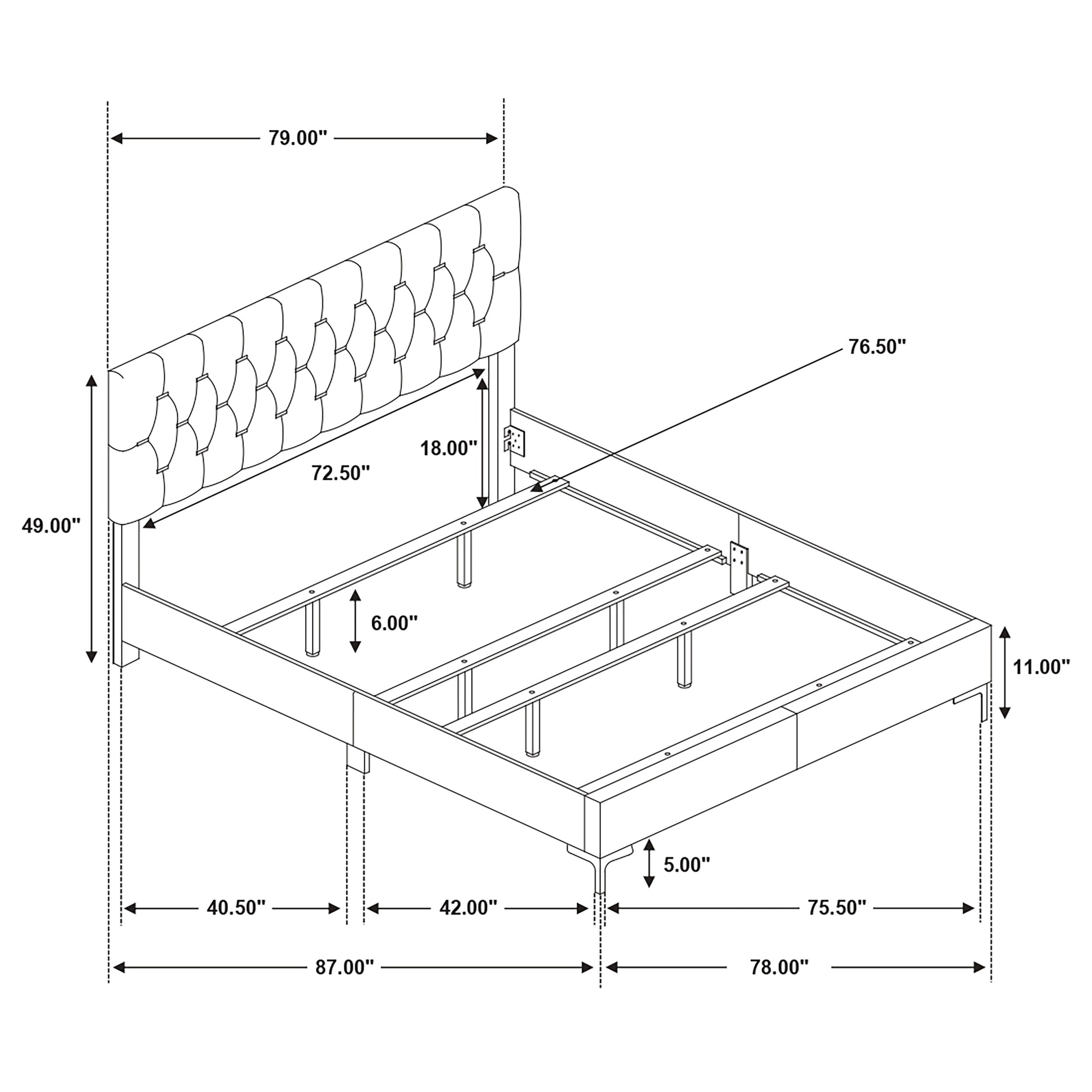 Kendall Panel Bed - Ideal Furniture (Fresno,CA)