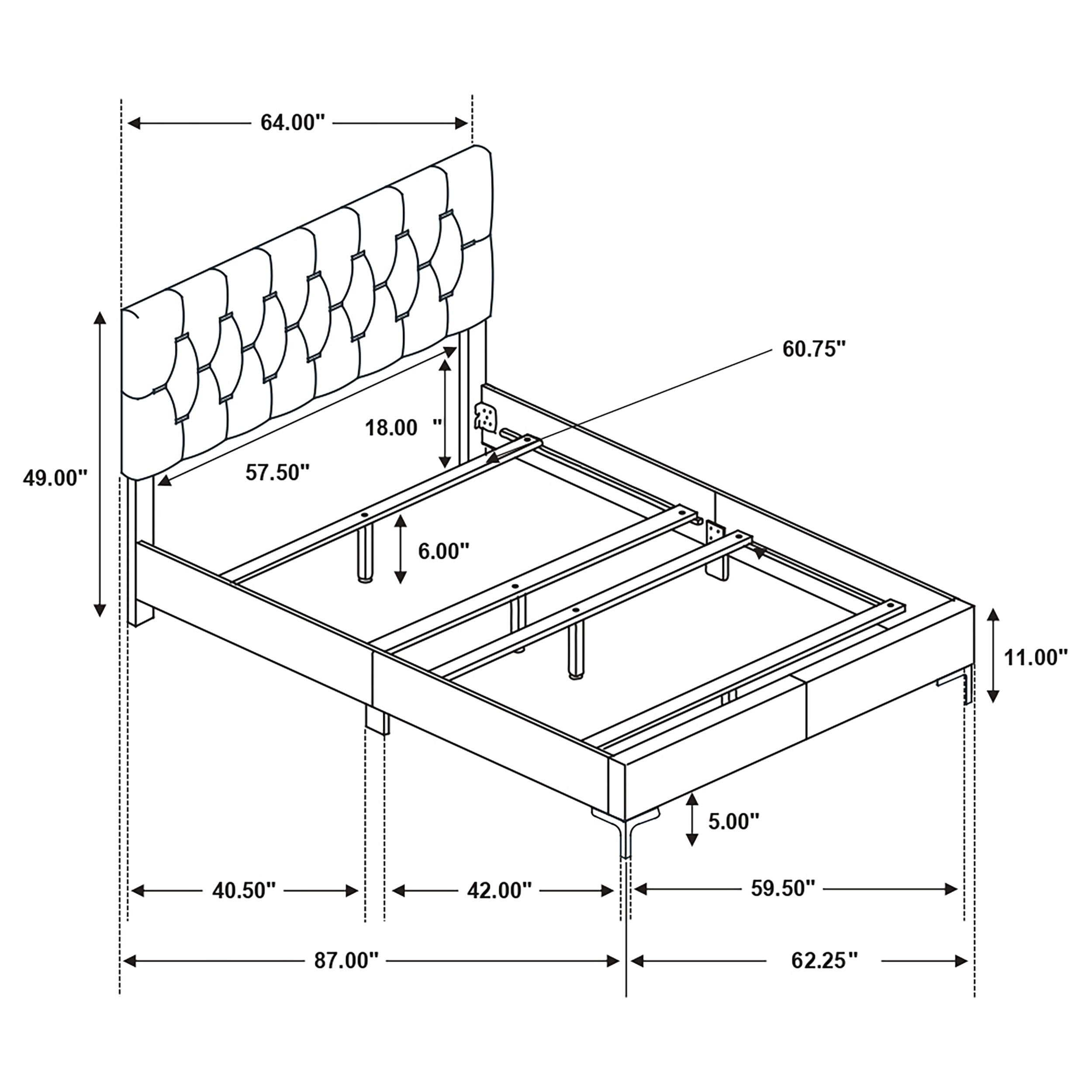 Kendall Panel Bed - Ideal Furniture (Fresno,CA)
