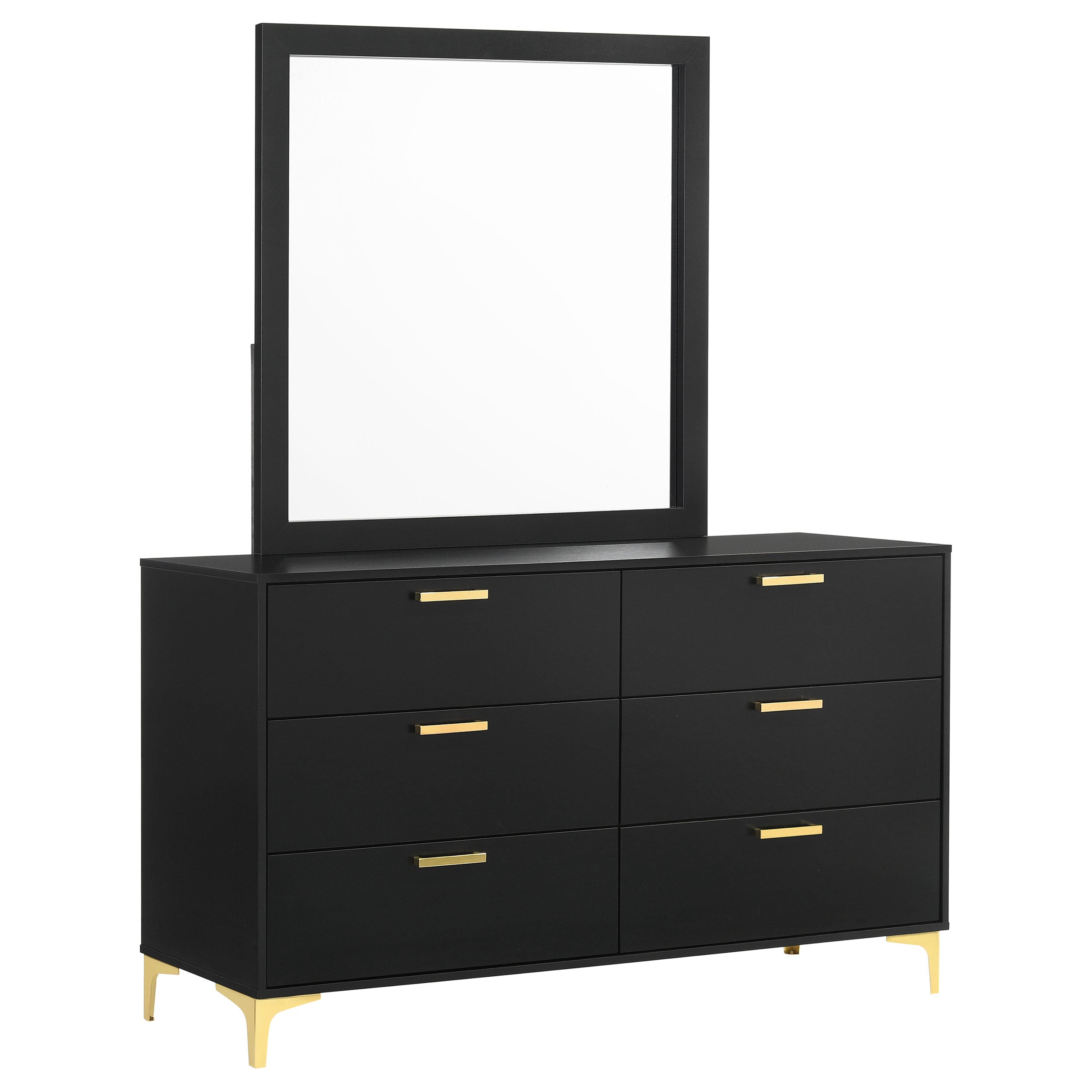Kendall Dresser with Mirror - Ideal Furniture (Fresno,CA)