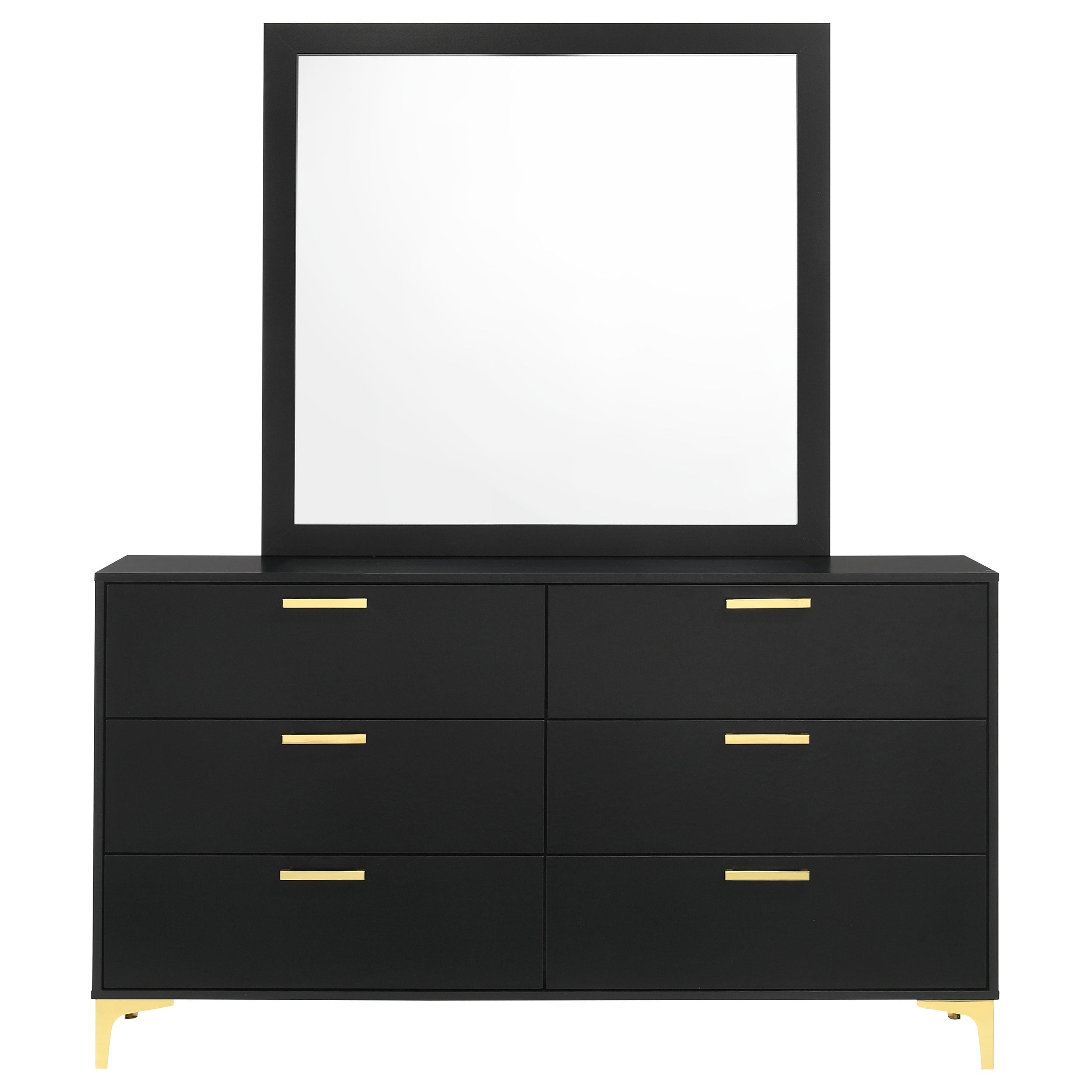 Kendall Dresser with Mirror - Ideal Furniture (Fresno,CA)