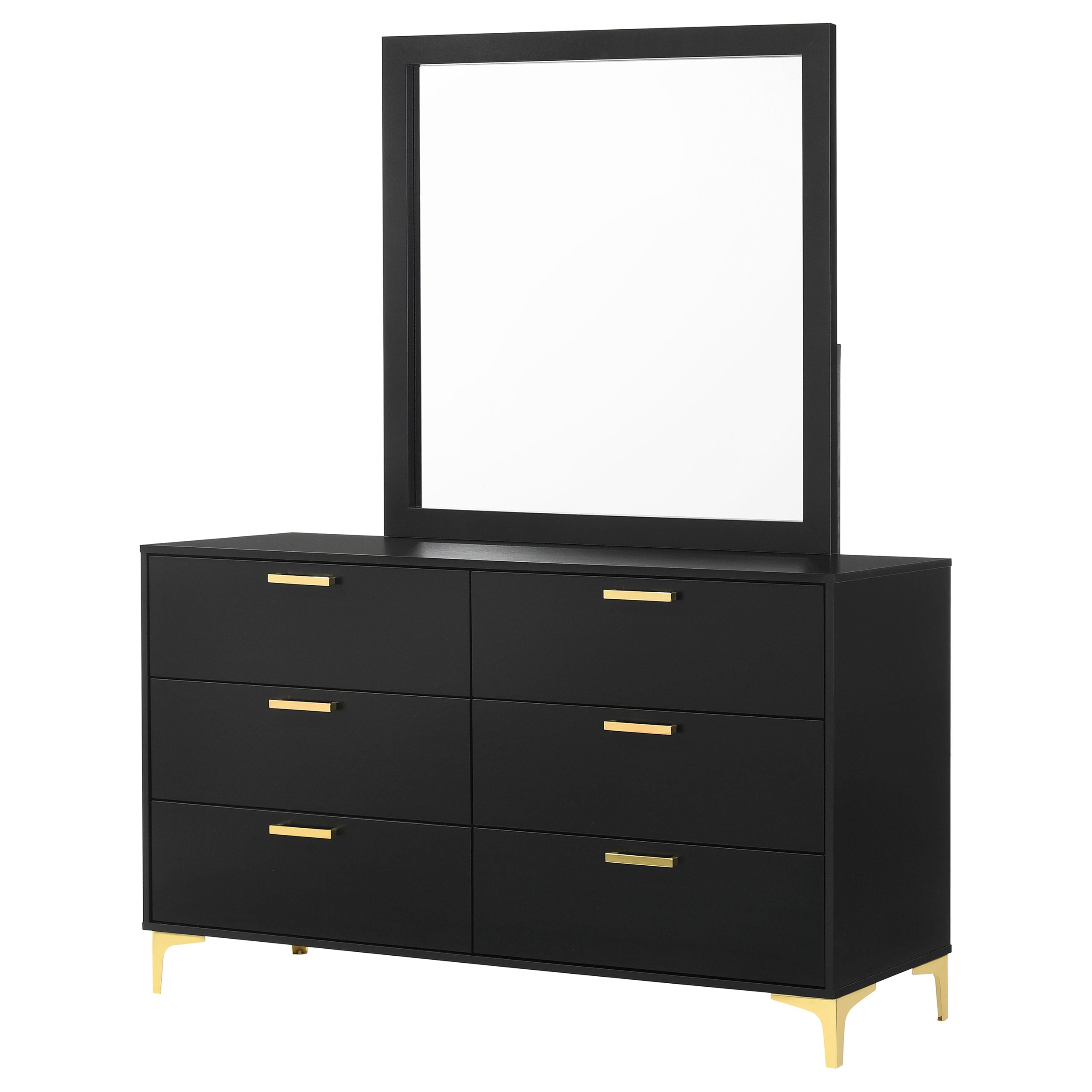 Kendall Dresser with Mirror - Ideal Furniture (Fresno,CA)