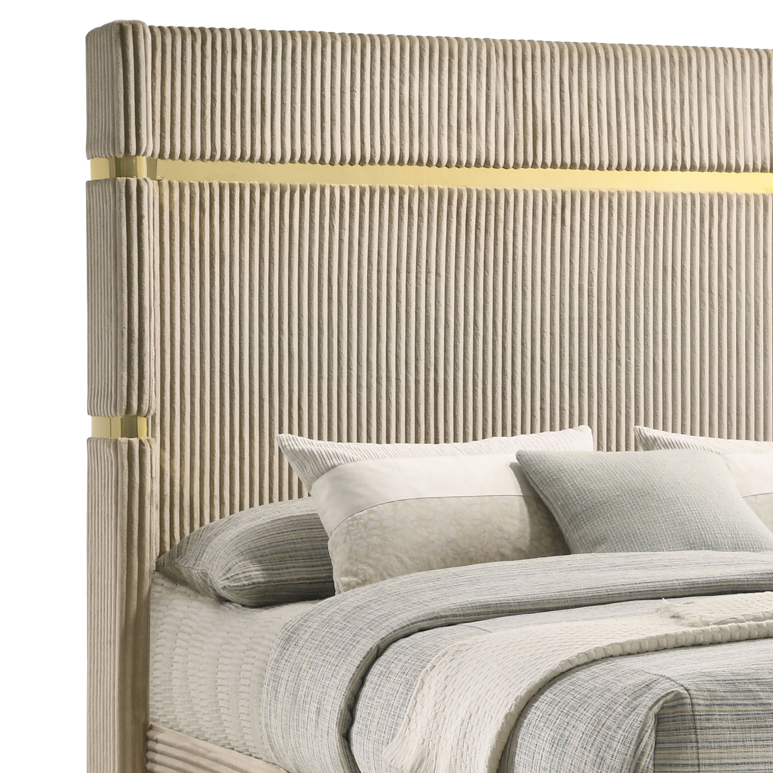 Lucia Wingback Bed - Ideal Furniture (Fresno,CA)