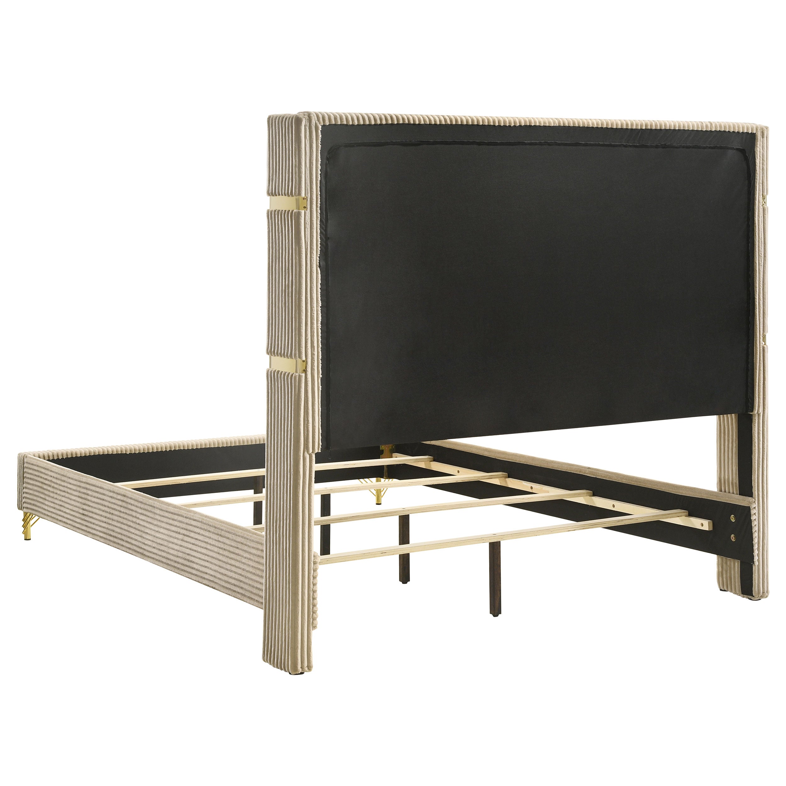 Lucia Wingback Bed - Ideal Furniture (Fresno,CA)