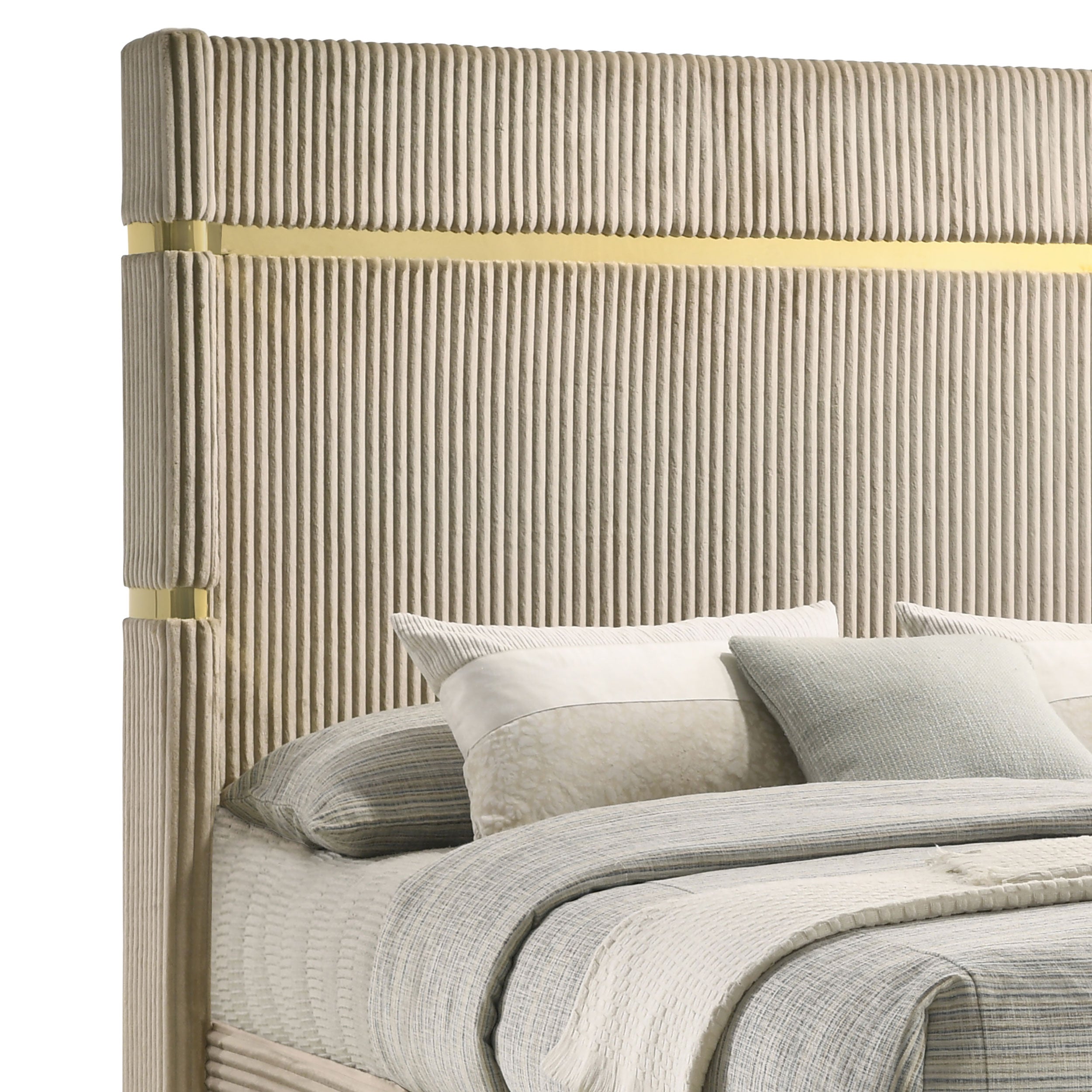 Lucia Wingback Bed - Ideal Furniture (Fresno,CA)
