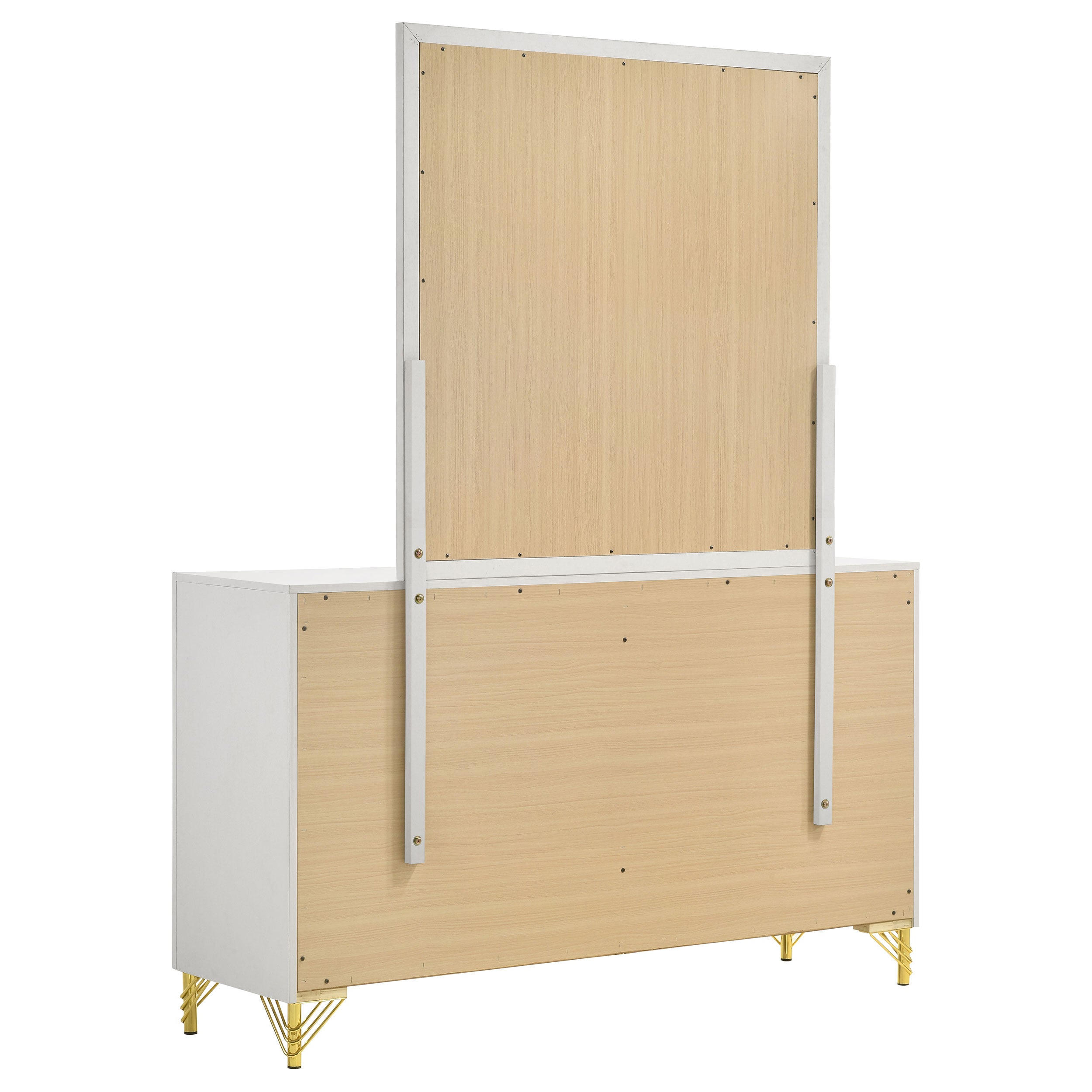 Lucia Dresser with Mirror - Ideal Furniture (Fresno,CA)