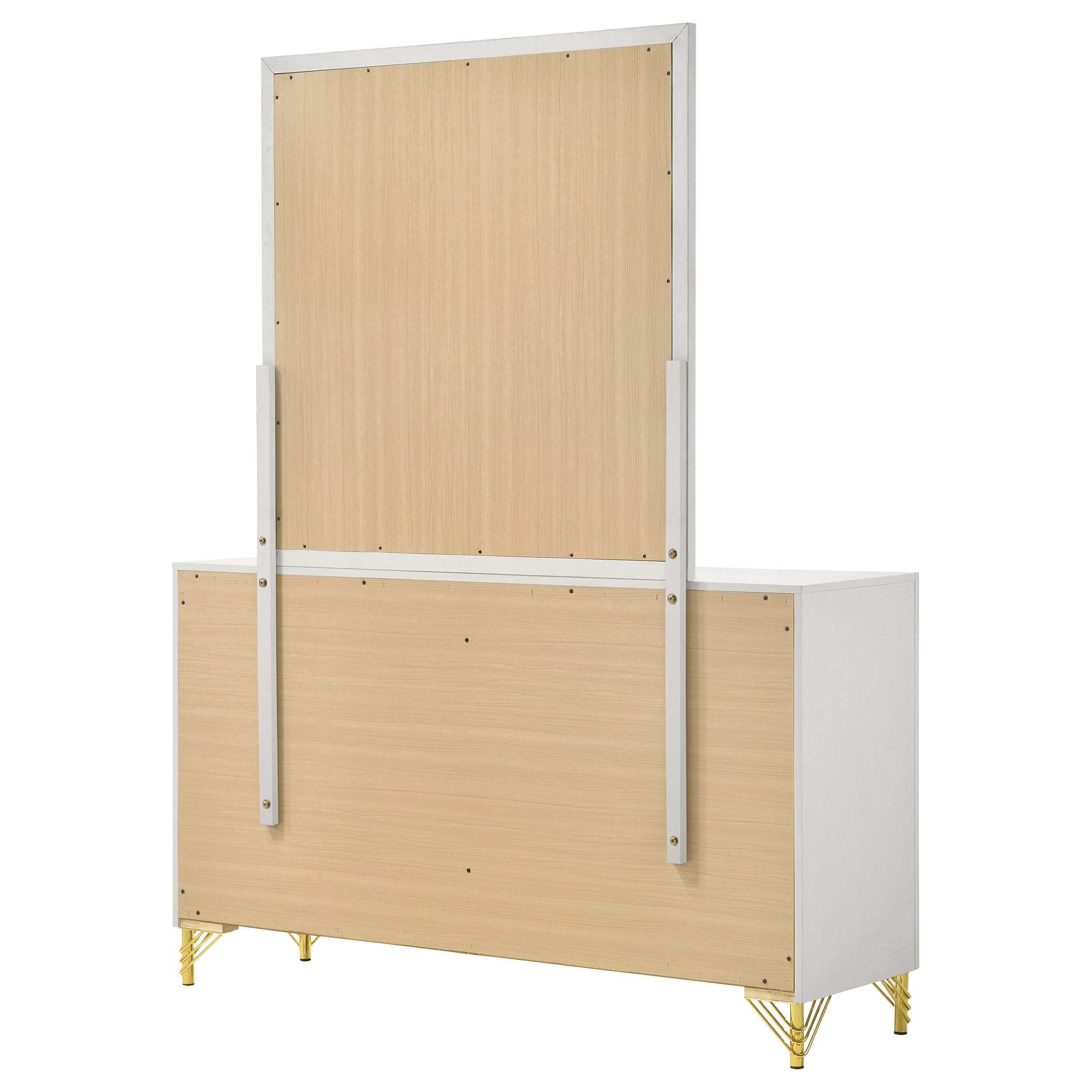 Lucia Dresser with Mirror - Ideal Furniture (Fresno,CA)