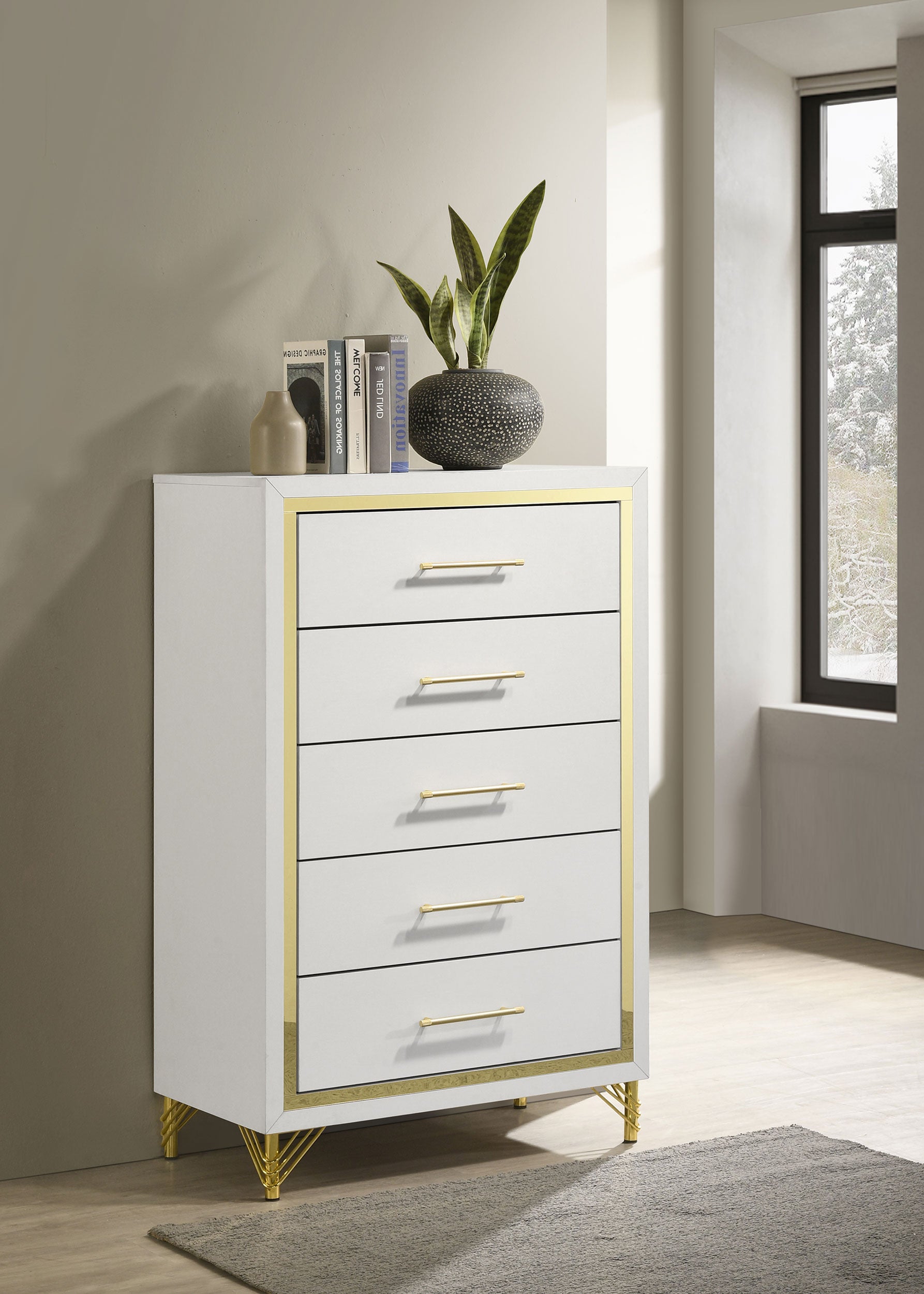 Lucia Chest of Drawers - Ideal Furniture (Fresno,CA)