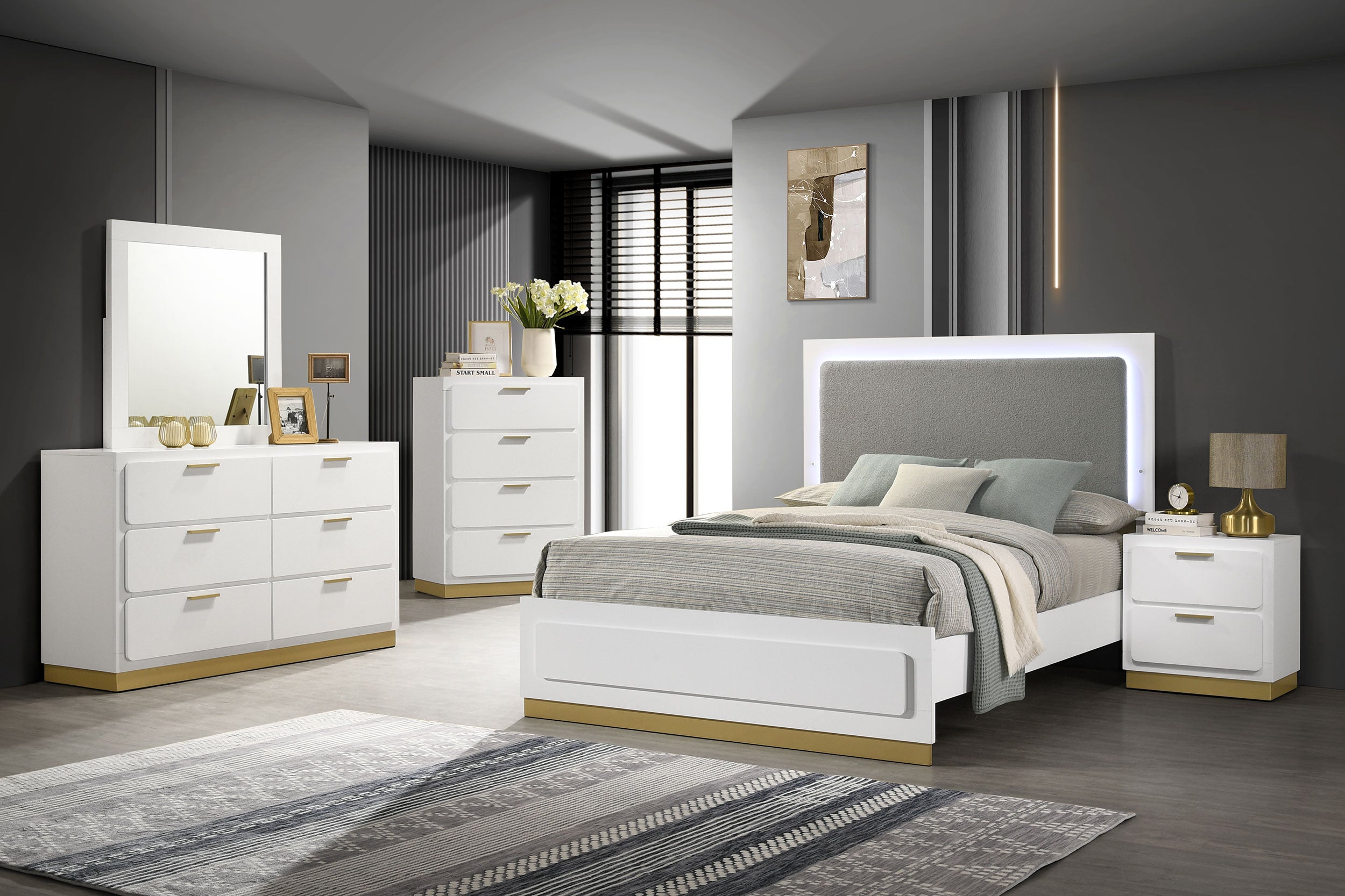 Caraway Dresser with Mirror - Ideal Furniture (Fresno,CA)