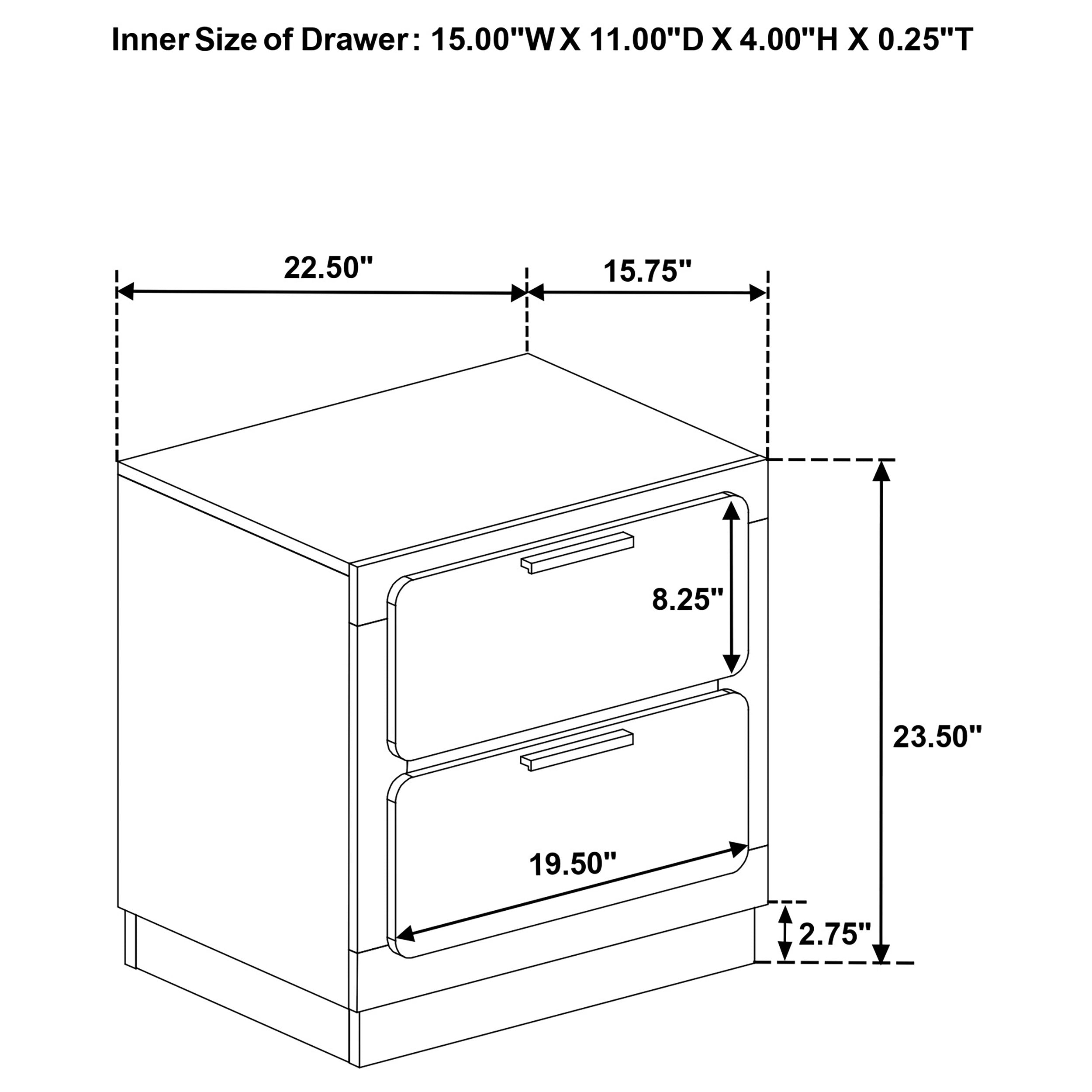 Caraway Nightstand - Ideal Furniture (Fresno,CA)