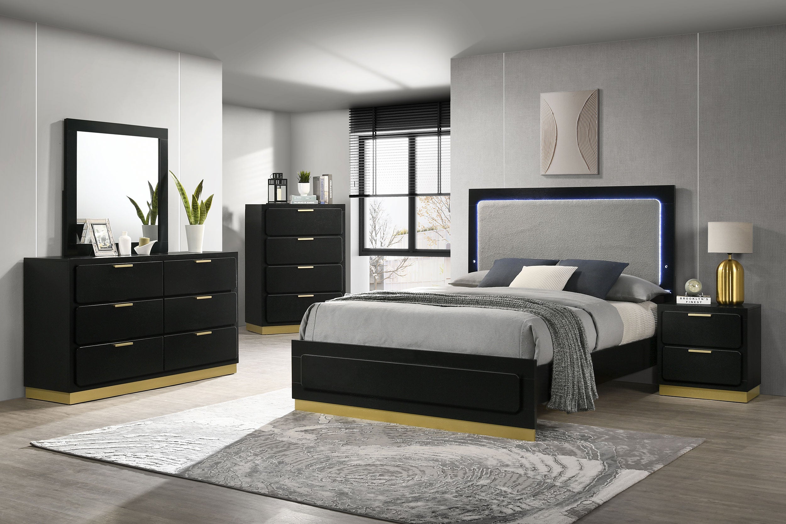 Caraway Dresser with Mirror - Ideal Furniture (Fresno,CA)