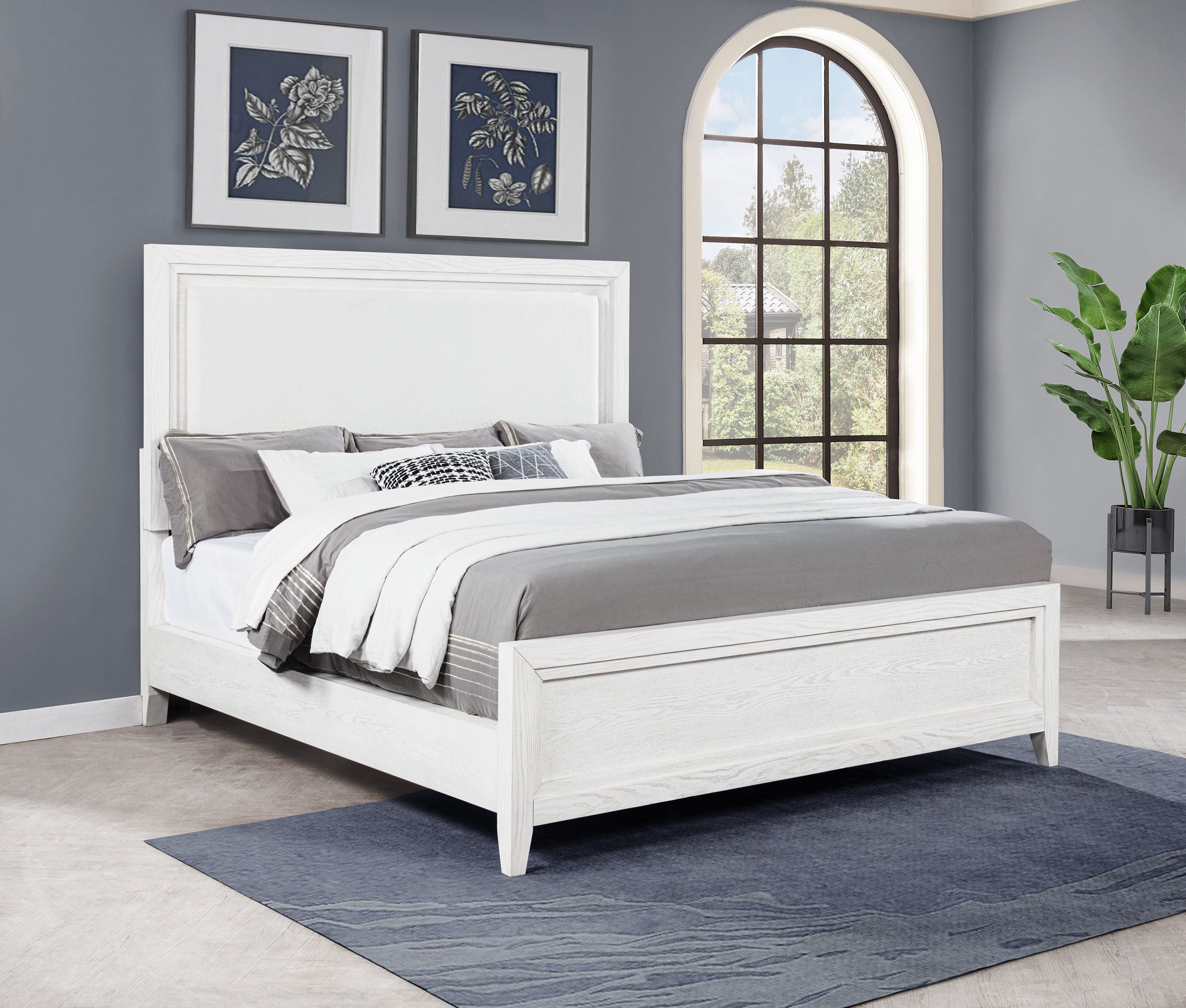 Marielle Panel Bed - Ideal Furniture (Fresno,CA)