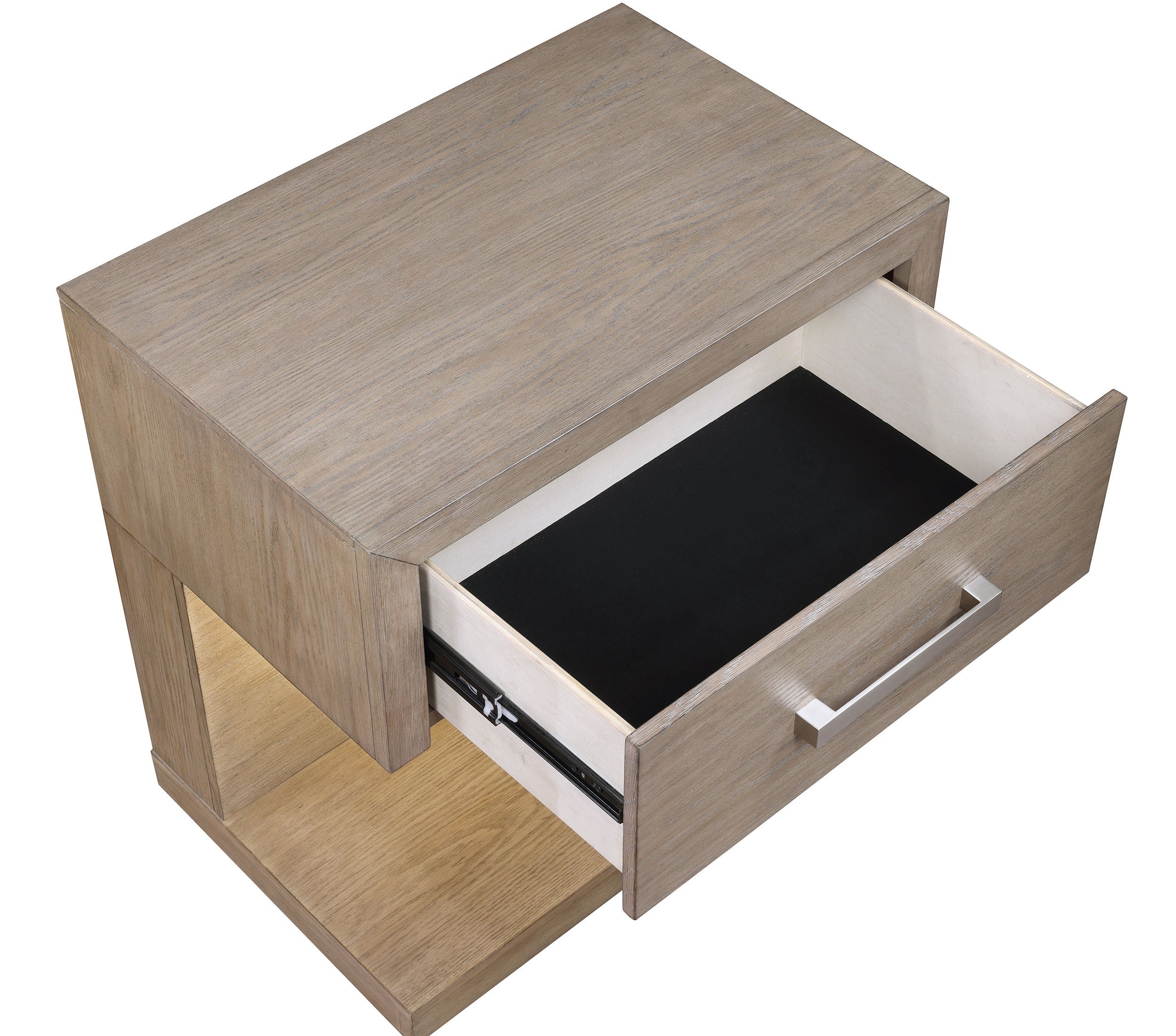 Kenora Nightstand with LED Lighting - Ideal Furniture (Fresno,CA)
