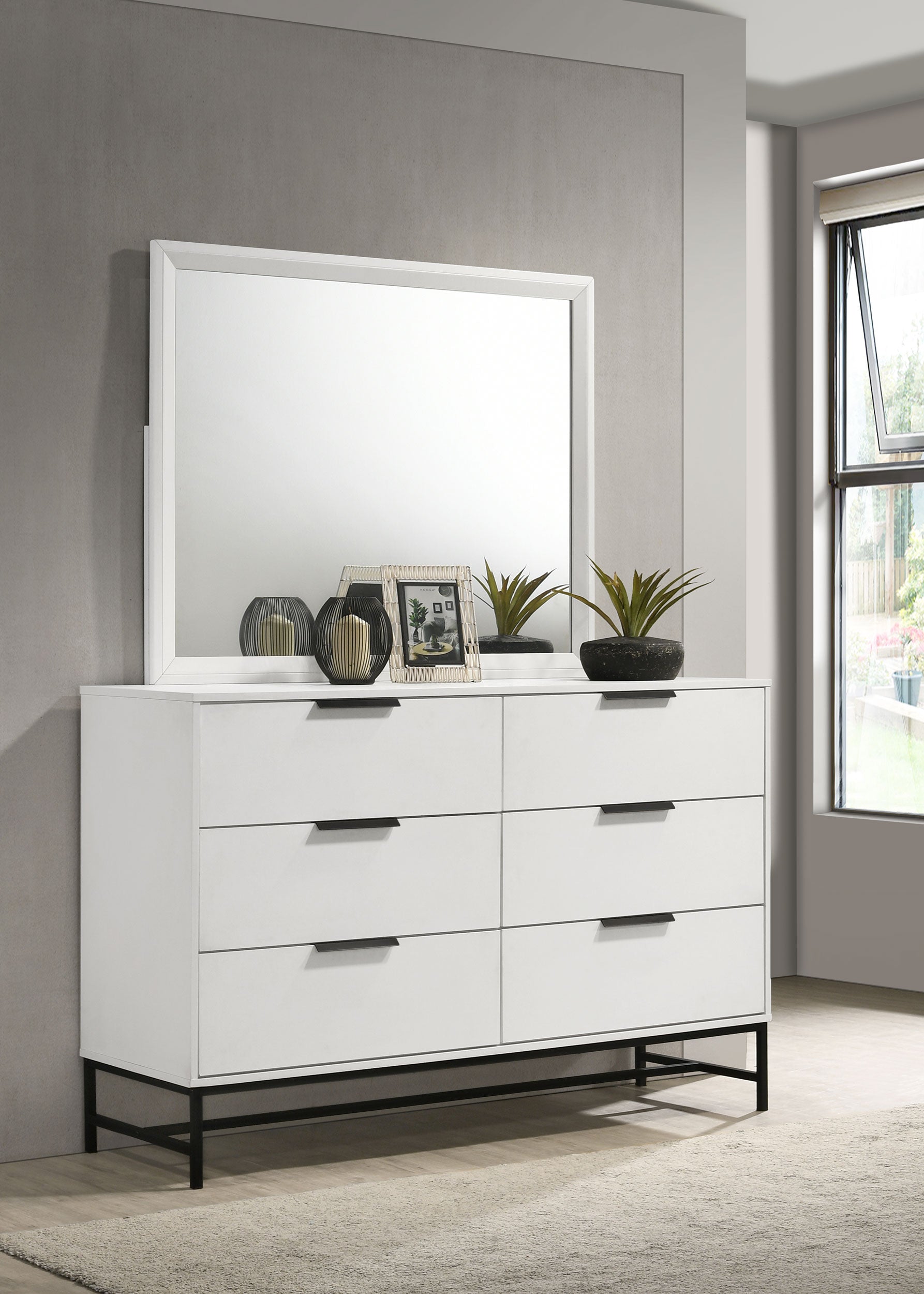 Sonora Dresser with Mirror - Ideal Furniture (Fresno,CA)