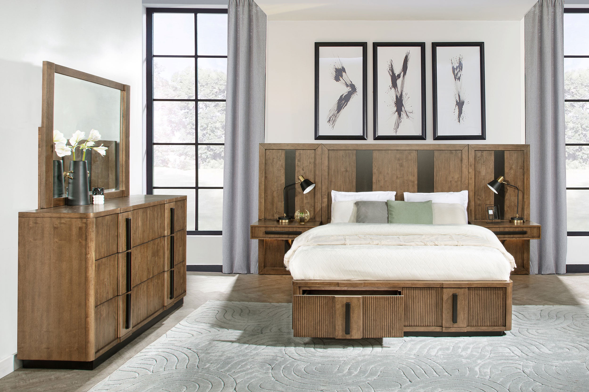 Terrace Bedroom Set - Ideal Furniture (Fresno,CA)
