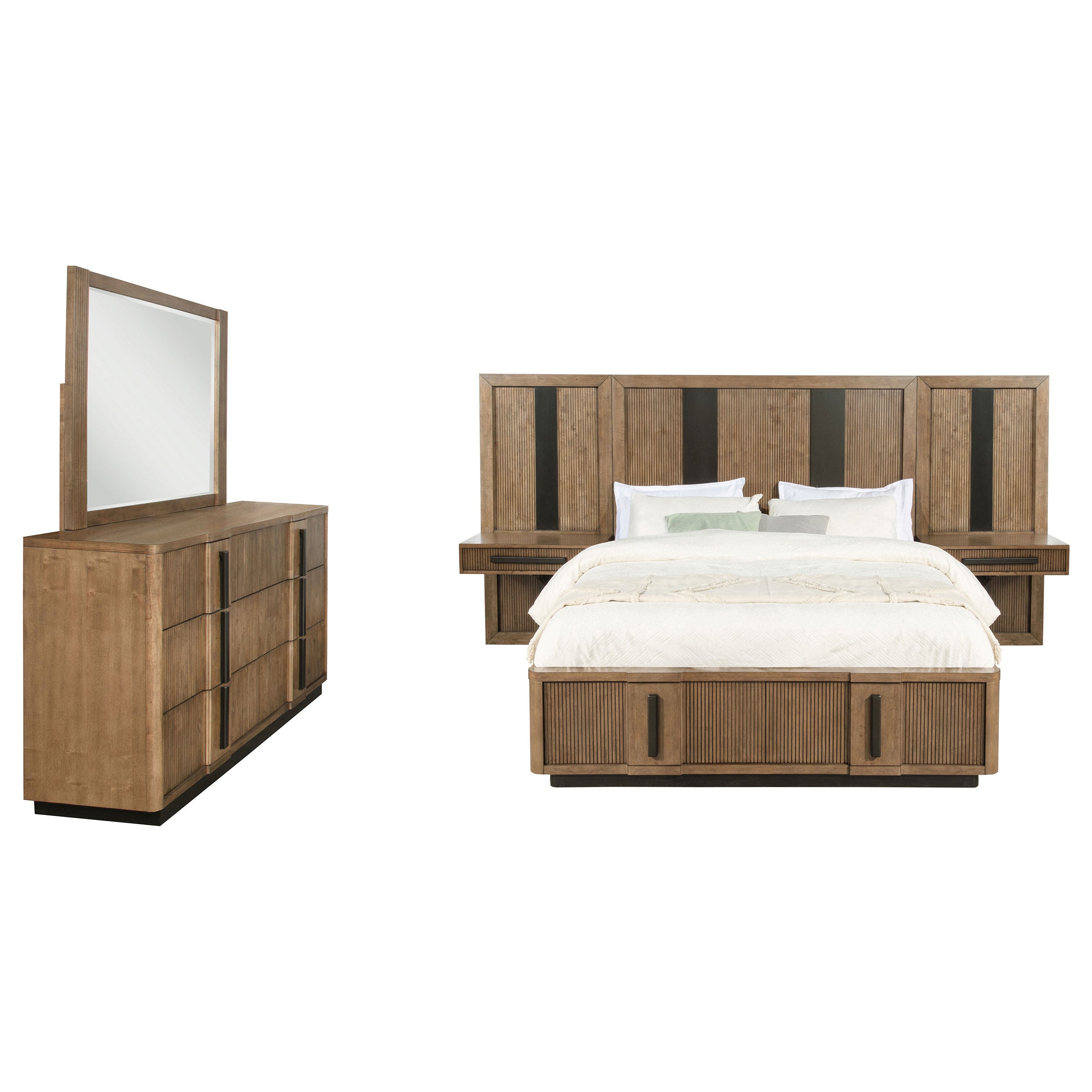 Terrace 5 Pc Bedroom Set - Ideal Furniture (Fresno,CA)