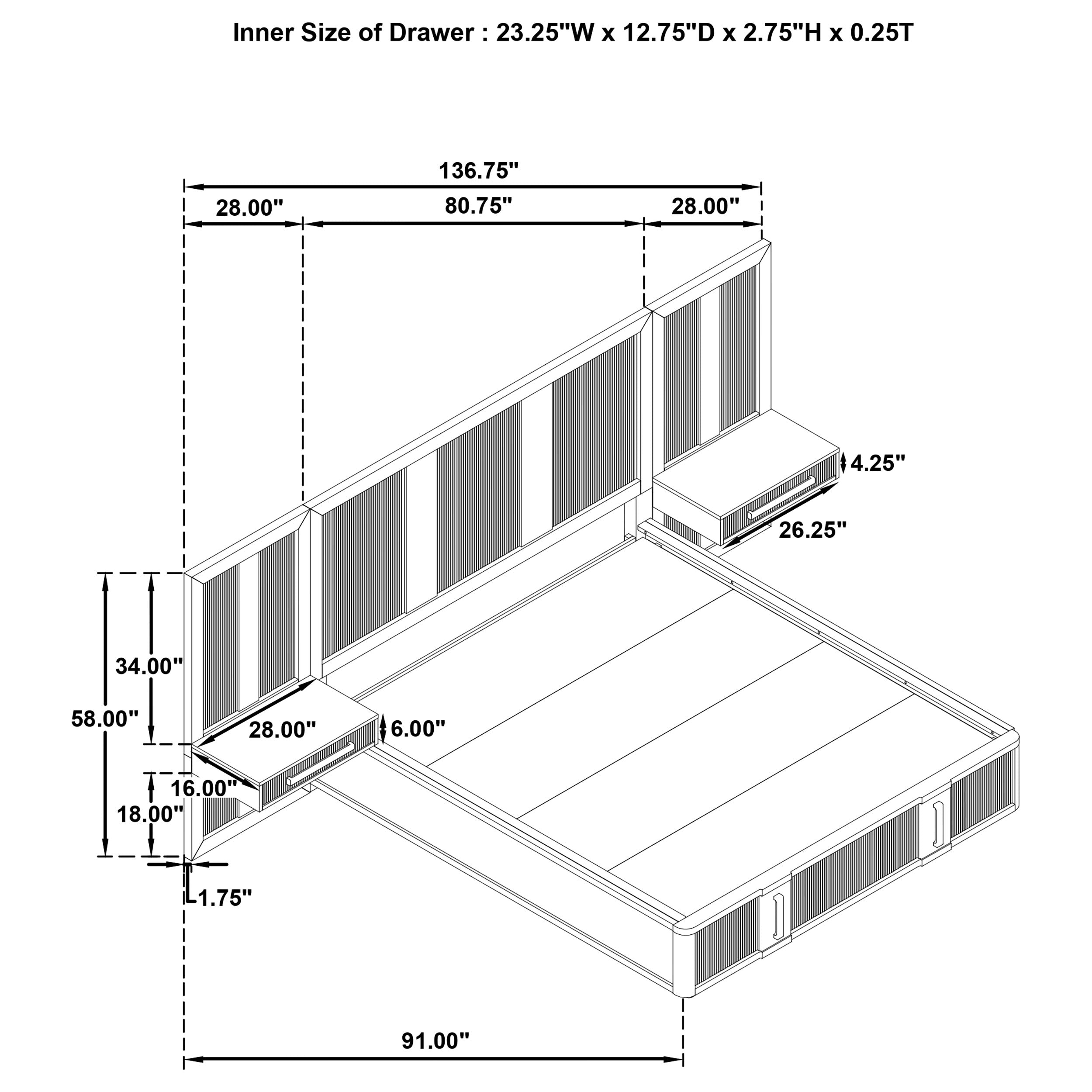 Terrace Bedroom Set - Ideal Furniture (Fresno,CA)