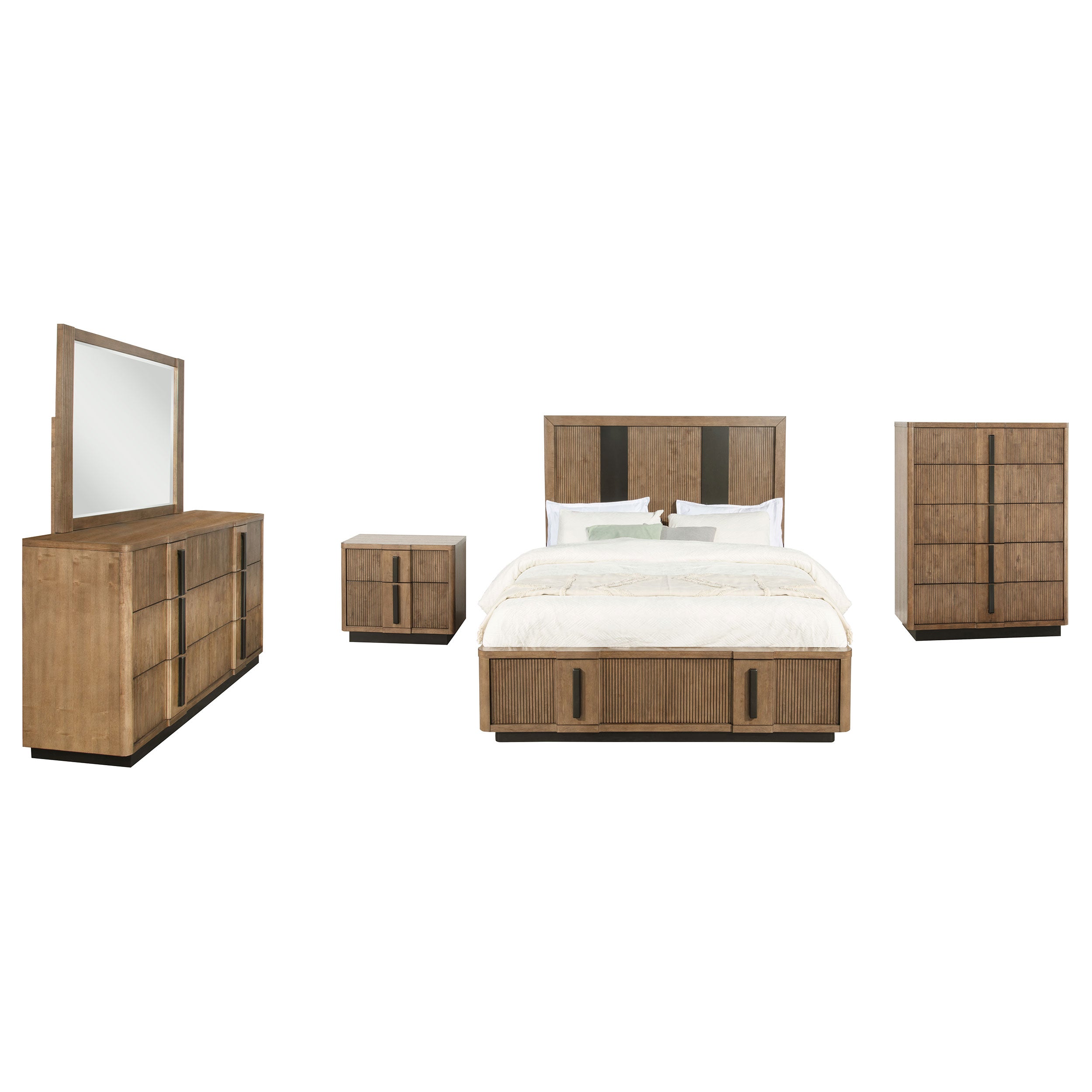 Terrace 5 Pc Bedroom Set - Ideal Furniture (Fresno,CA)
