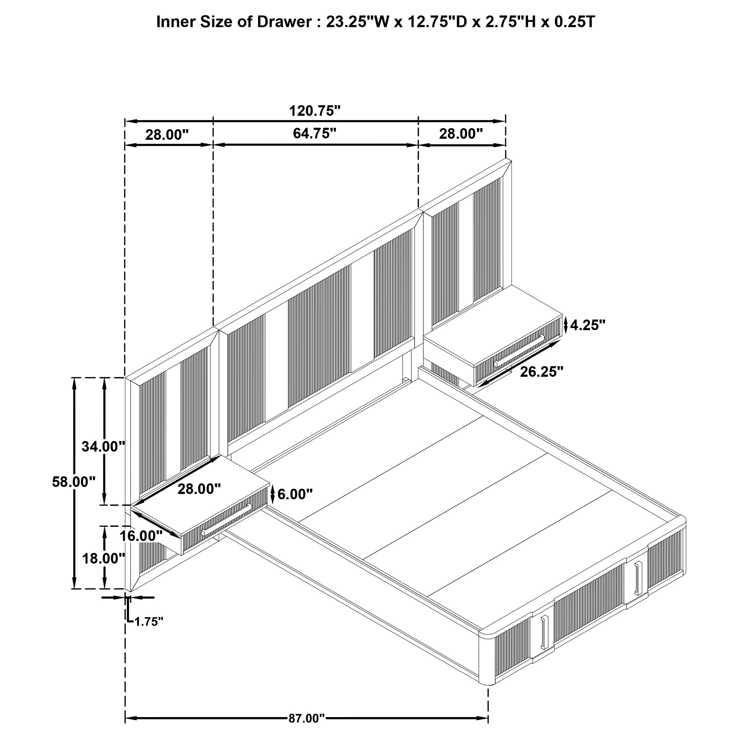 Terrace Bedroom Set - Ideal Furniture (Fresno,CA)
