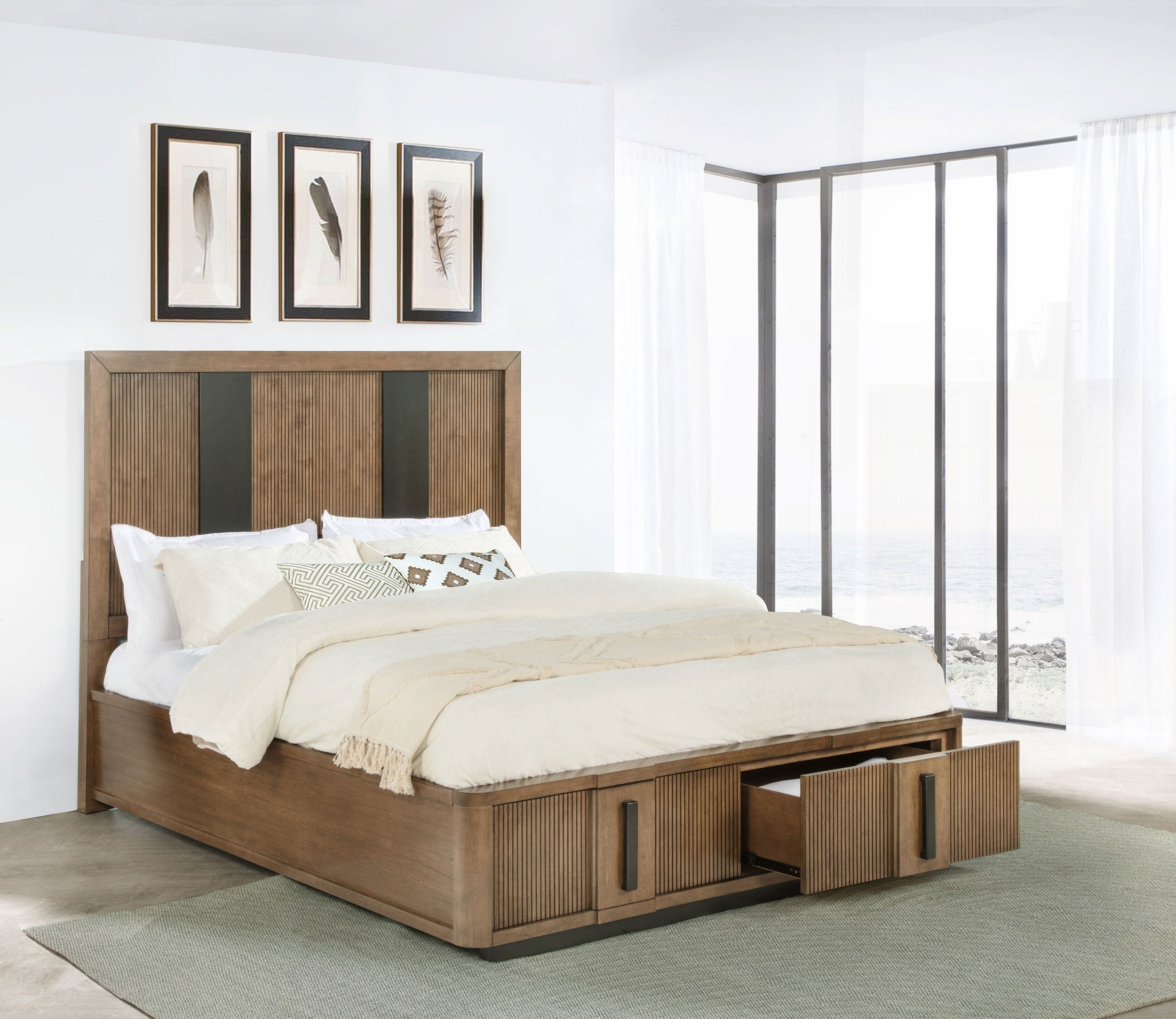 Terrace Panel Platform Storage Bed - Ideal Furniture (Fresno,CA)