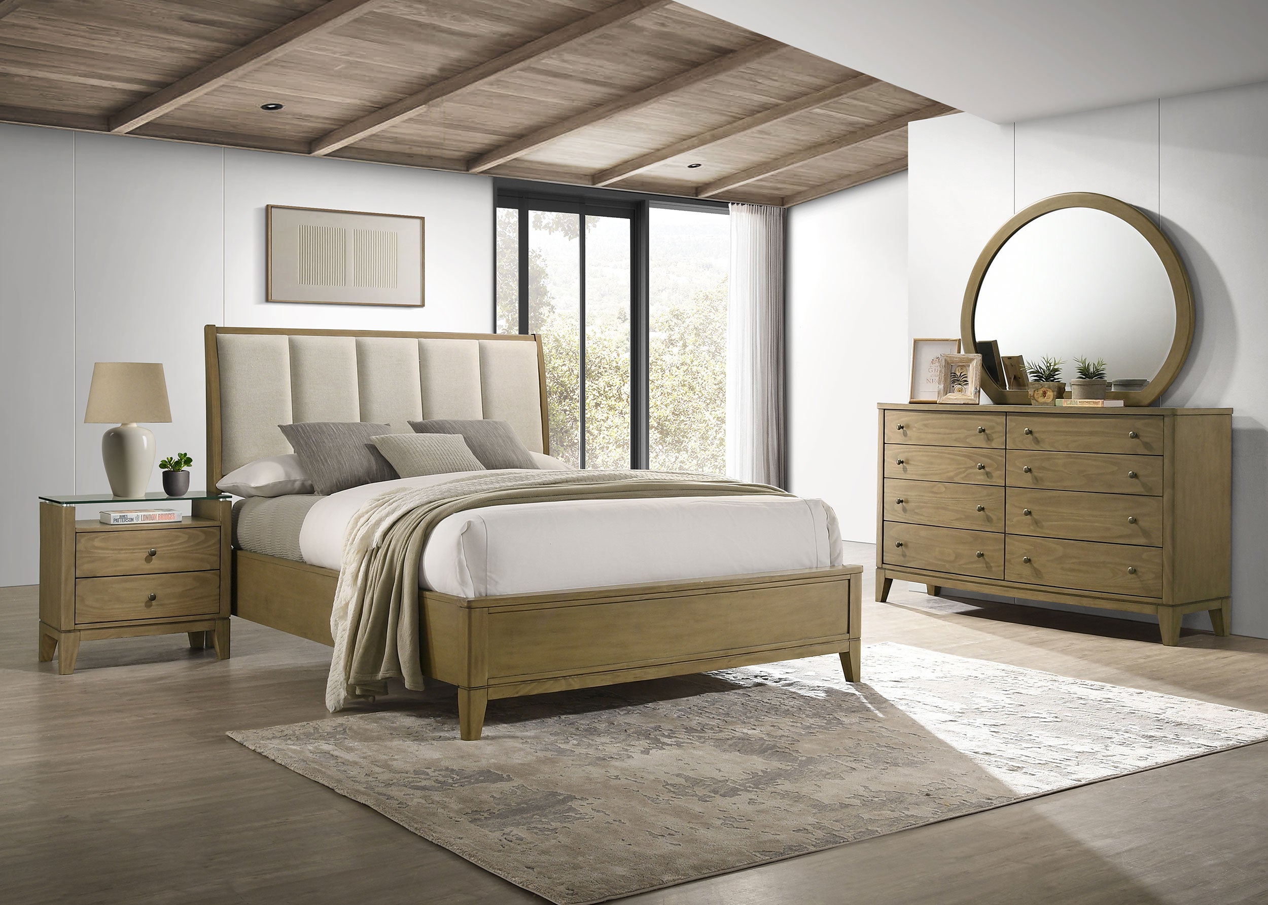 Granada 4 & 5 Piece Bedroom Set E.King, Cal.King & Queen - Ideal Furniture (Fresno,CA)