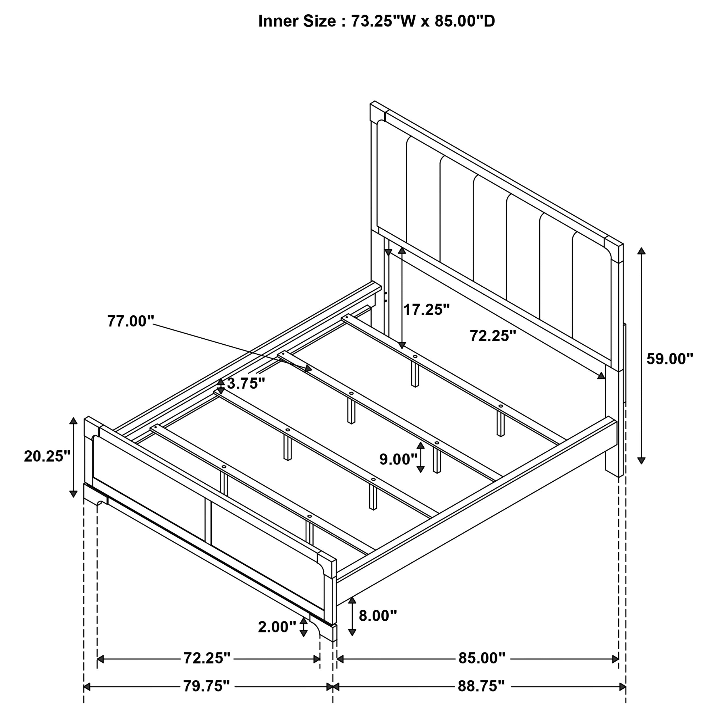 Gran Park Panel Bed - Ideal Furniture (Fresno,CA)