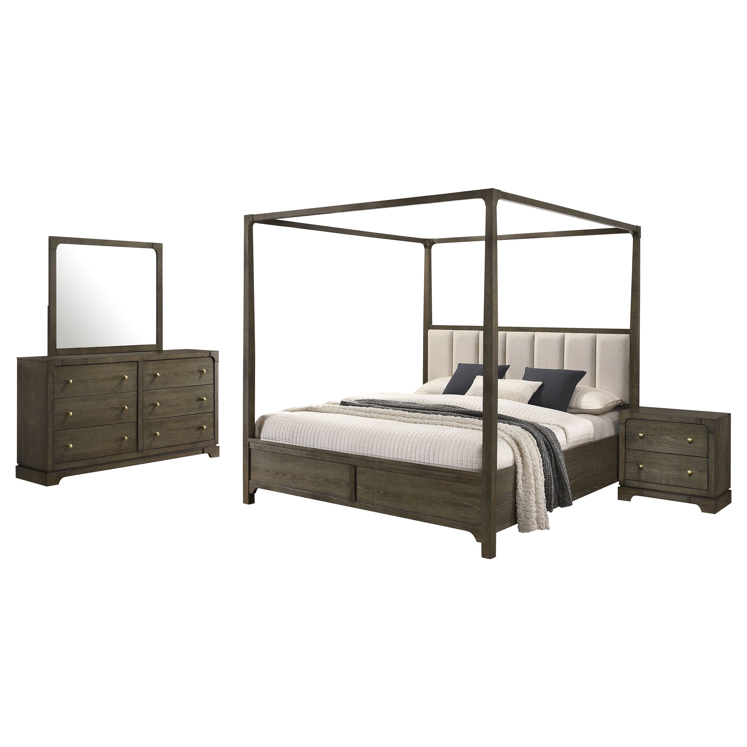 Gran Park 4 & 5 Piece Bedroom Set E.King, Queen, & Cal.King - Ideal Furniture (Fresno,CA)