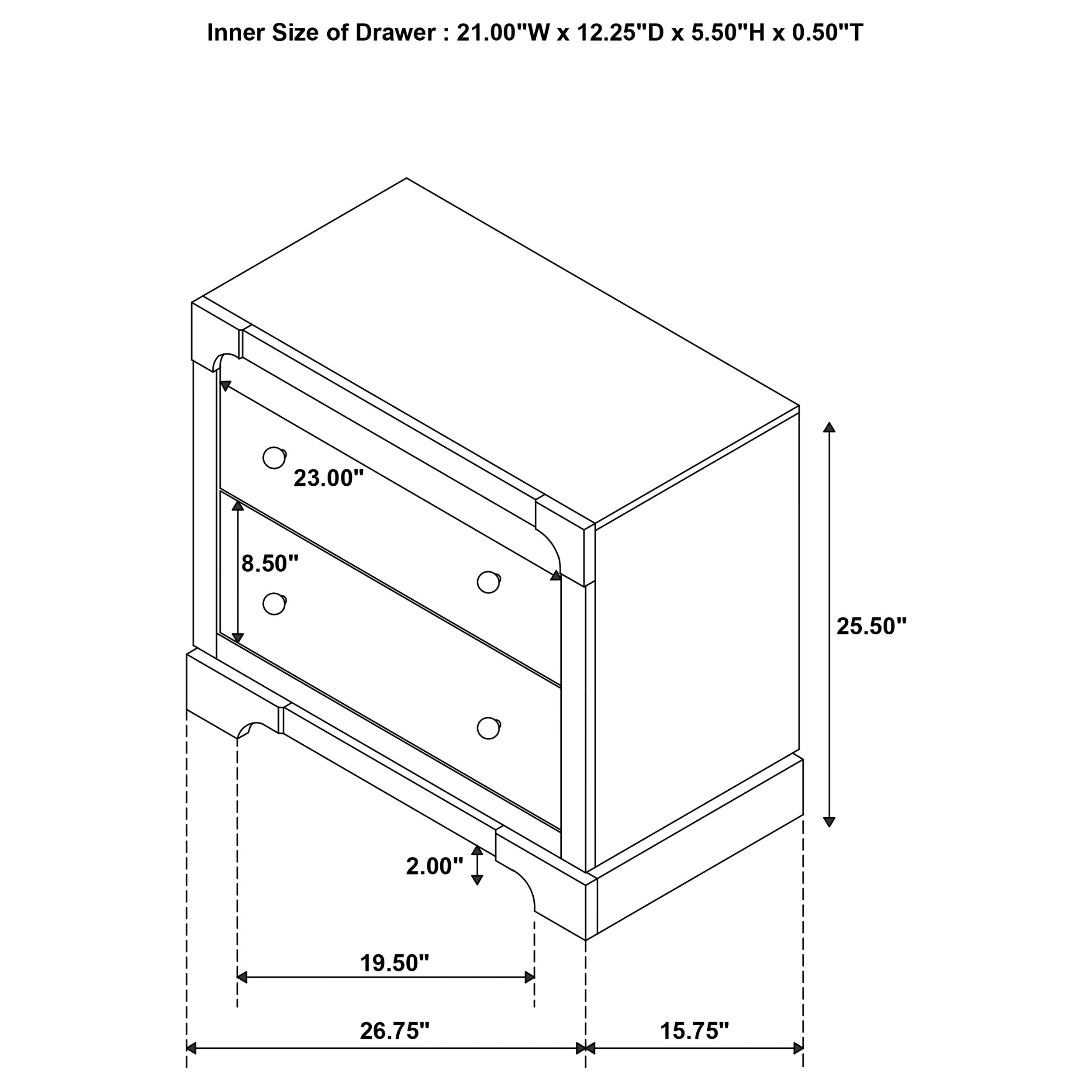 Gran Park Nightstand - Ideal Furniture (Fresno,CA)