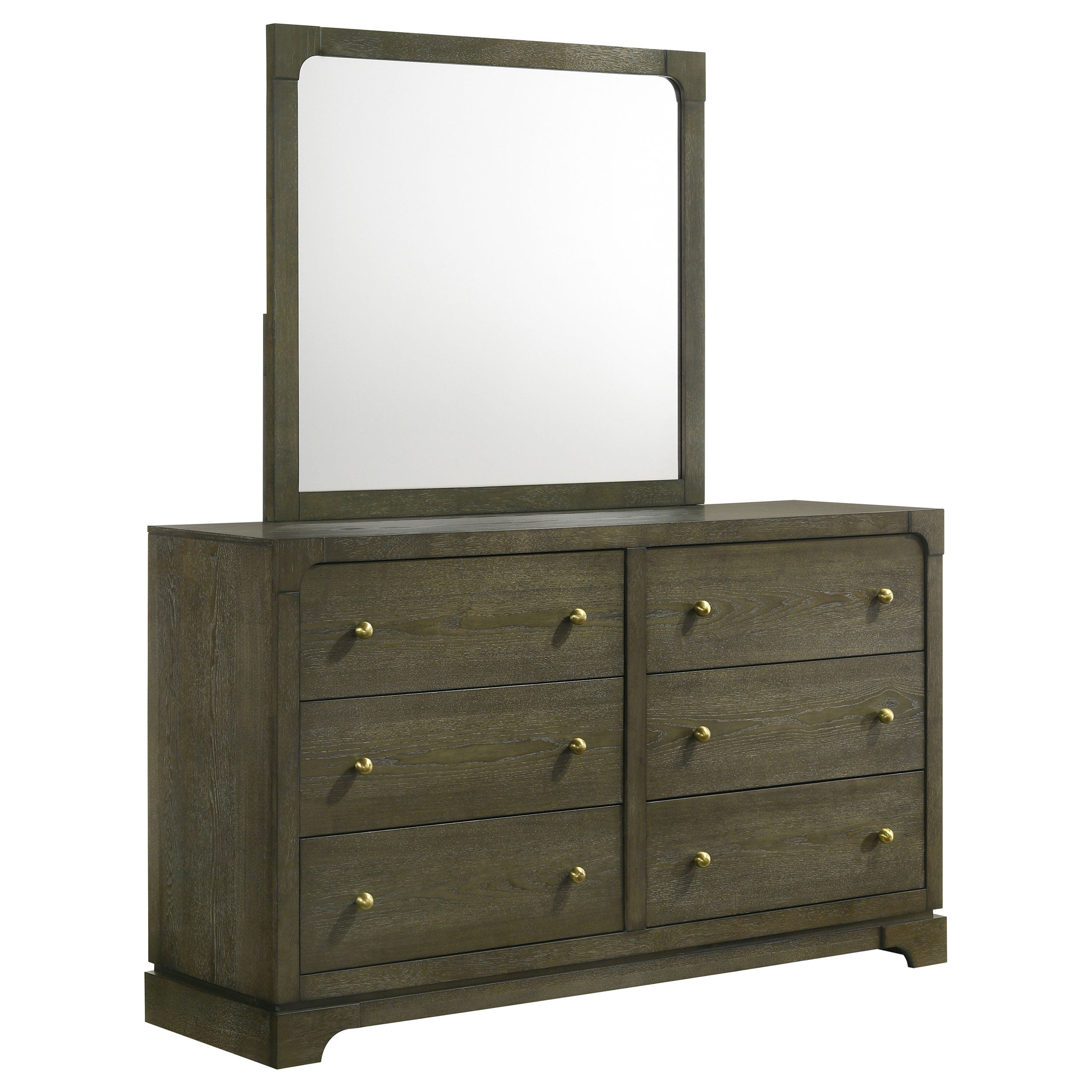 Gran Park Dresser with Mirror - Ideal Furniture (Fresno,CA)